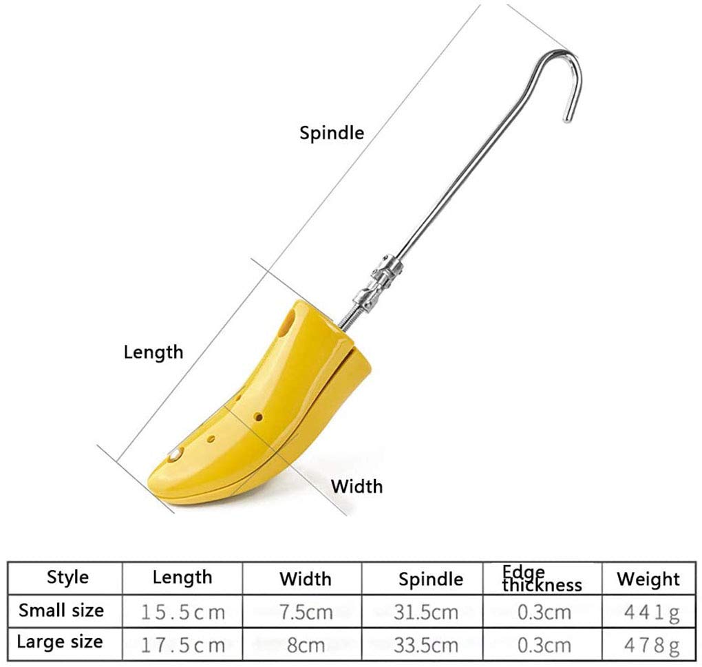 Adjustable Shoe Stretcher for Boots & Shoes - 1 Pair Left & Right Feet Shoe Tree Expander for Hiking, Work Boots & Leather Shoes - Perfect for Boot Stretching, Comfort Fit & Foot Pain Relief