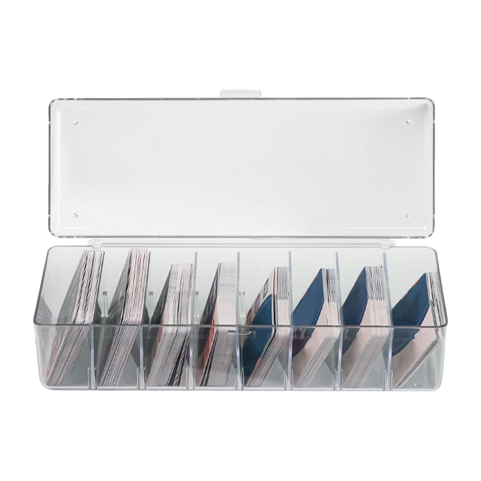 Premium Multi-Layer Card Holder - Clear Trading Card Organizer for Collectible Cards, Business Cards & Playing Cards | Perfect for Gaming, Collecting & Office Use