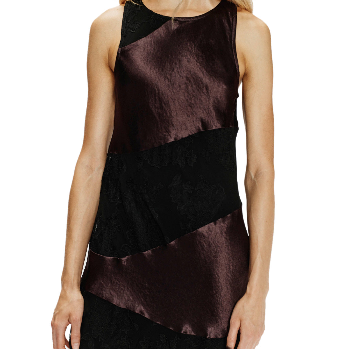 Elegant Embroidered Lace Tank Dress for Women - Black Summer Casual Dress for Beach, Party & Date Night