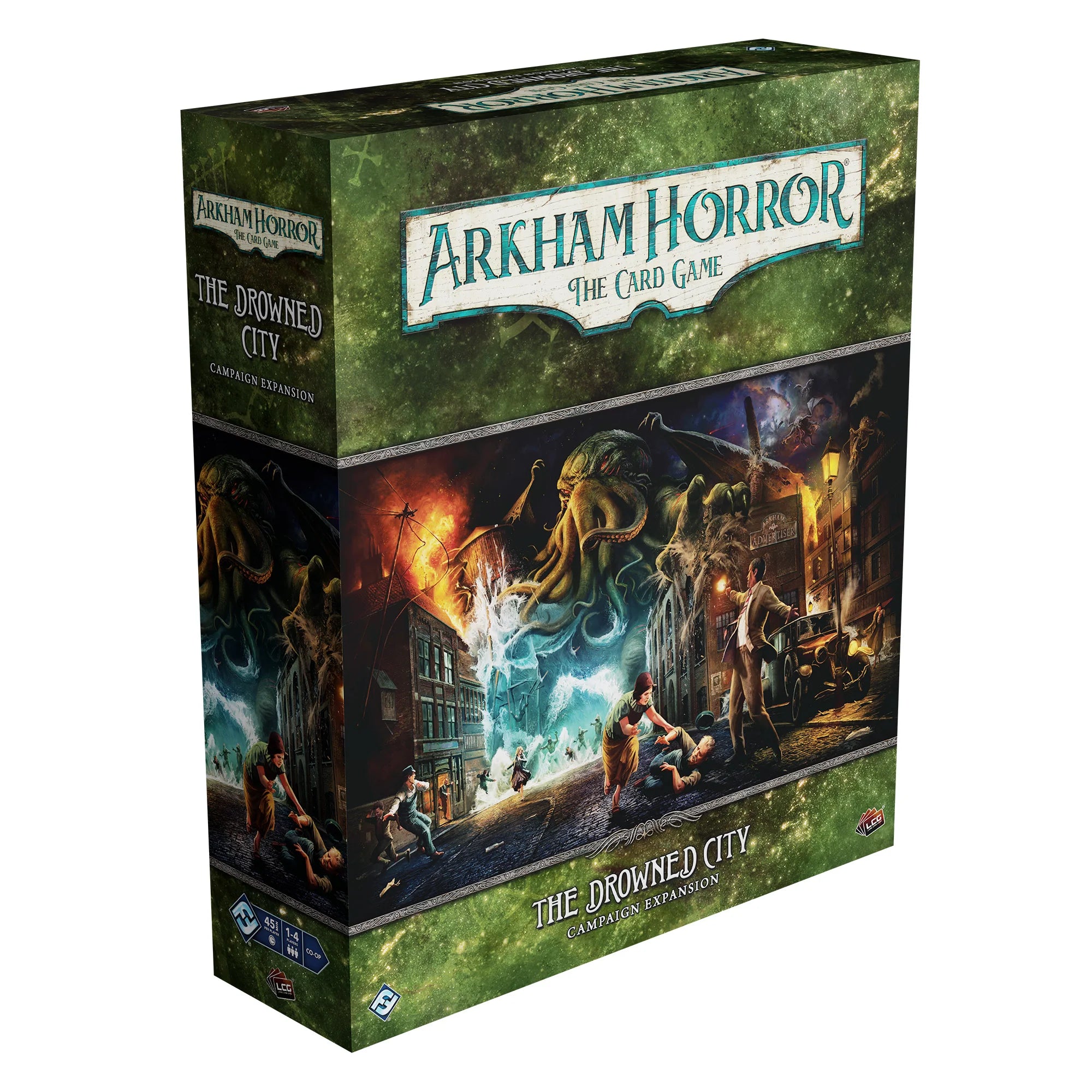 Arkham Horror: The Card Game - The Drowned City Campaign Expansion | Horror Adventure Board Game | Perfect for Game Nights & Lovecraft Fans