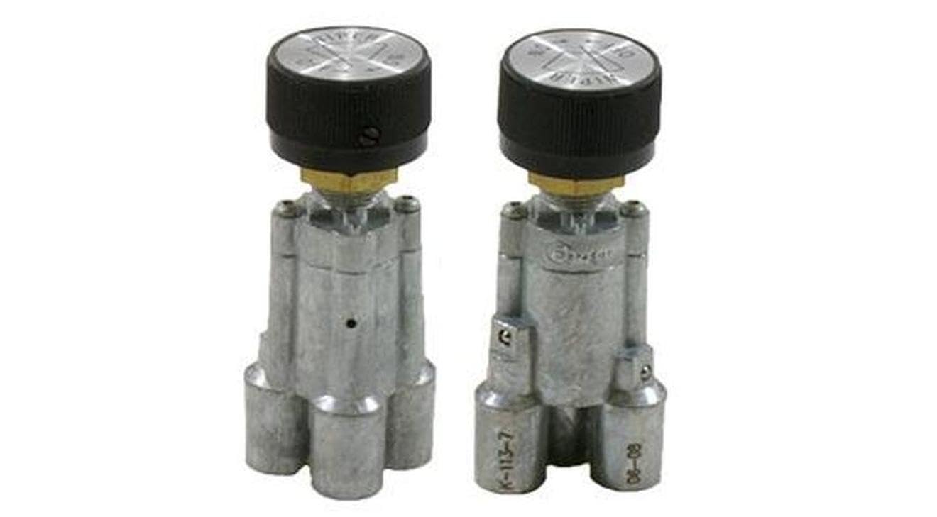 Haldex Midland Air Wiper Control Valve for Heavy Duty Trucks & Trailers - Reliable Windshield Wiper System Component for Commercial Vehicles in Rain & Snow Conditions