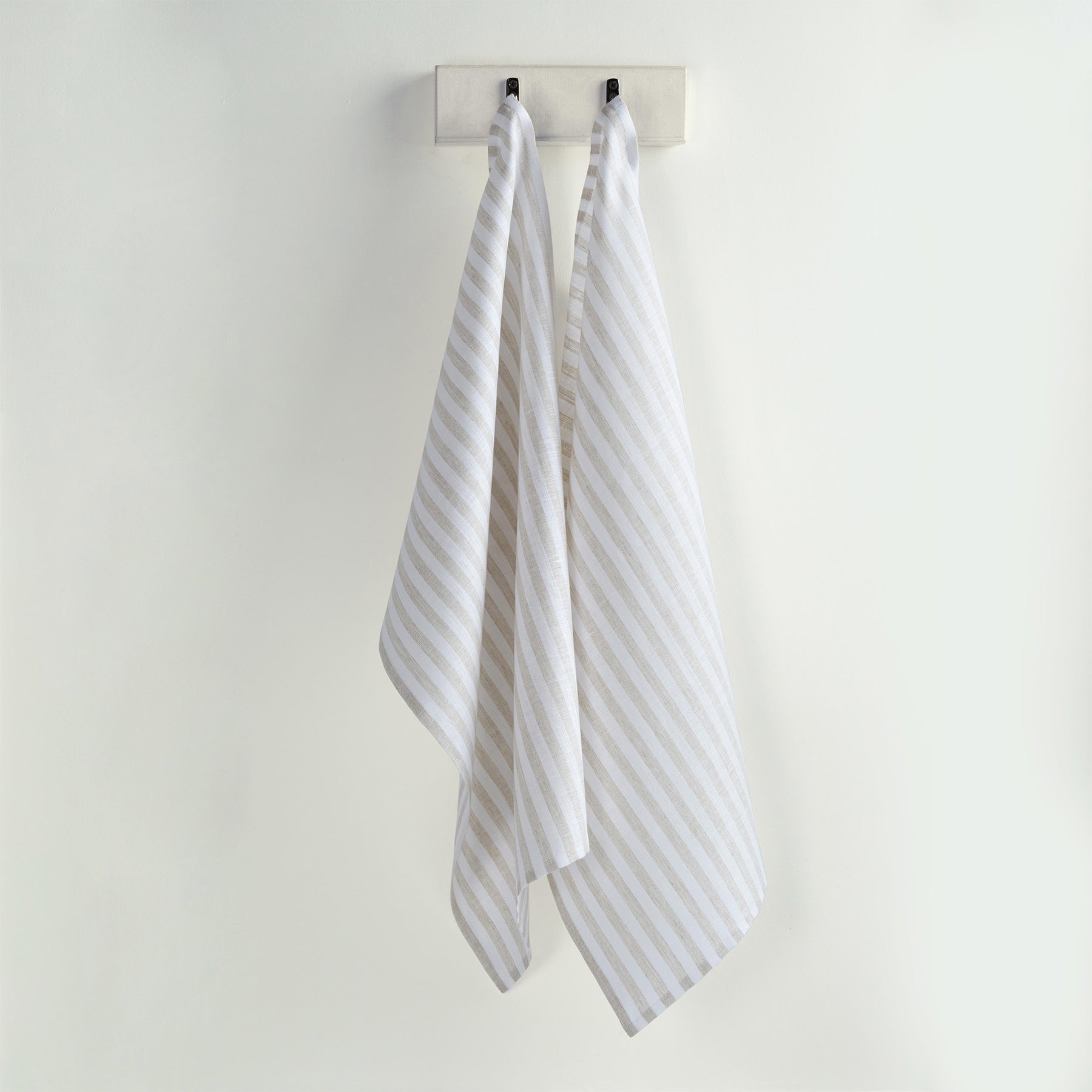 Amalfi Stripe Cotton Kitchen Towels Set of 2 - Absorbent Dish Towels for Drying Dishes, Cleaning & Decor - Perfect for Italian Kitchen, Farmhouse & Coastal Home Decor