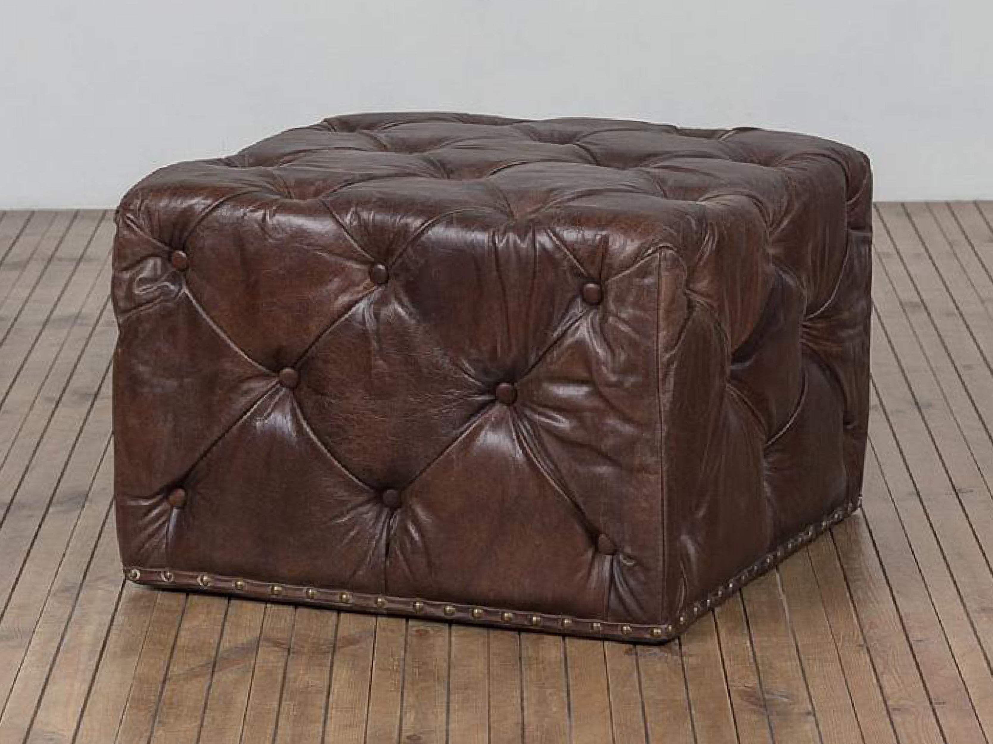 Lord Digsby Square Footstool - Modern Ottoman Pouf with Storage, Soft Velvet Upholstery for Living Room, Bedroom & Office - Perfect Accent Furniture for Extra Seating & Comfort