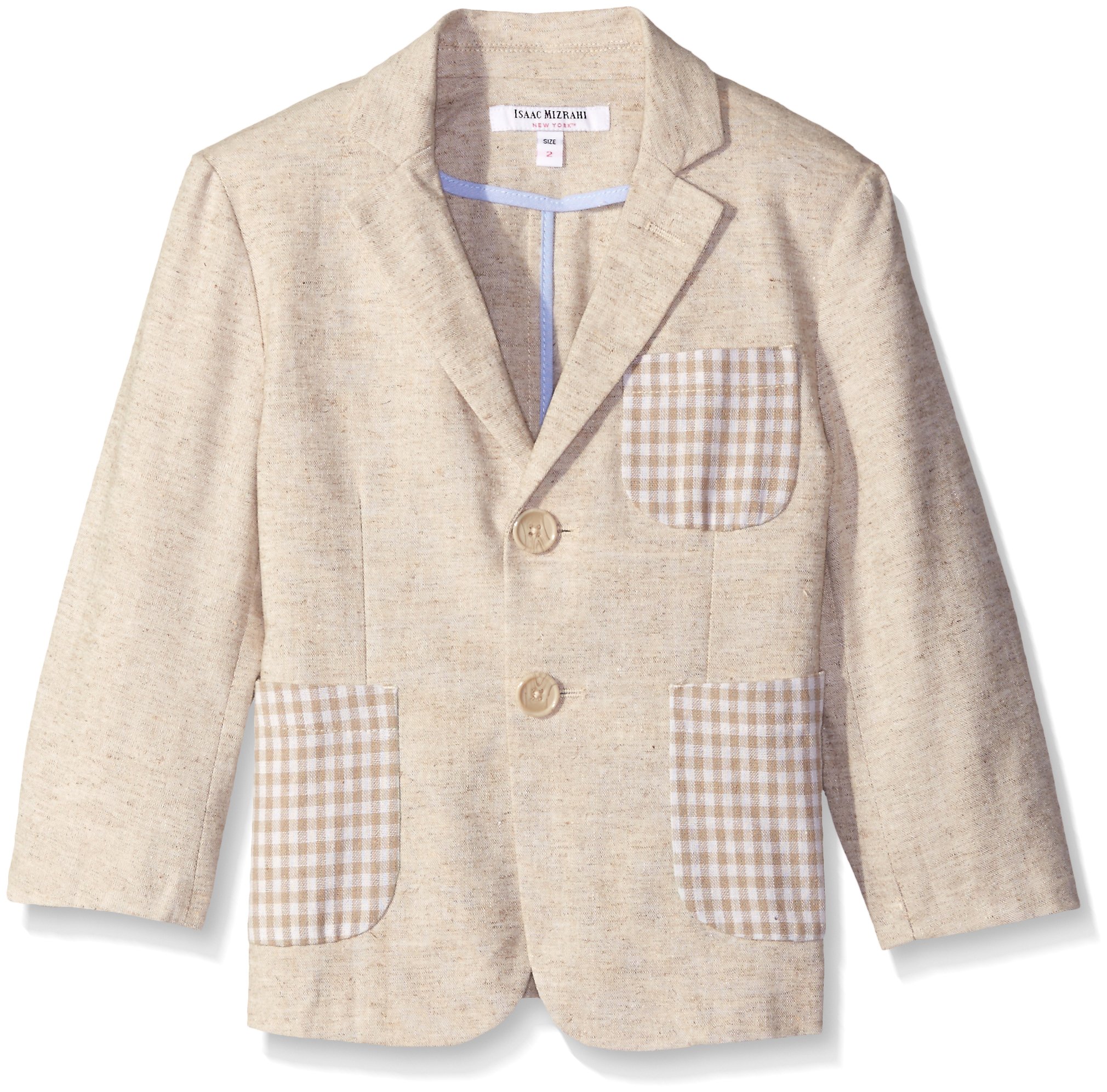 Isaac Mizrahi Boys' Linen Blazer - Lightweight Summer Jacket for Kids | Formal & Casual Wear | Perfect for Weddings, School & Special Occasions