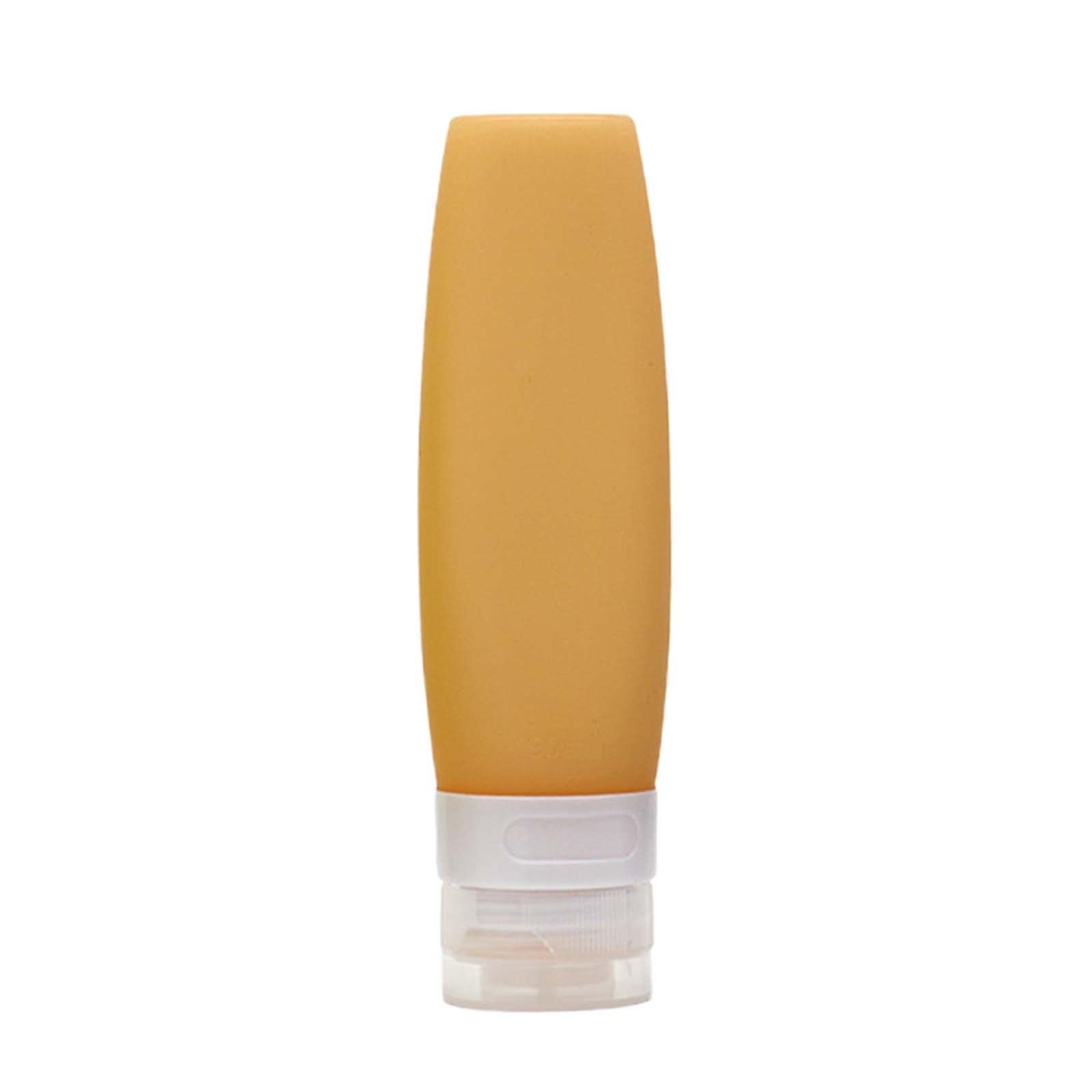 Perfeclan 90ml Silicone Travel Bottles Set - Refillable Squeeze Bottles for Shampoo, Conditioner & Toiletries | TSA Approved Leak-Proof Travel Accessories for Vacation, Gym & Camping