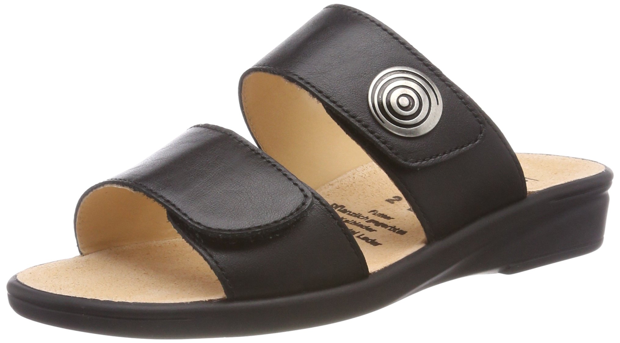 Ganter Women's Comfortable Slip-On Mules - Soft Memory Foam Sandals for Casual Wear, Home, Office & Outdoor Walking