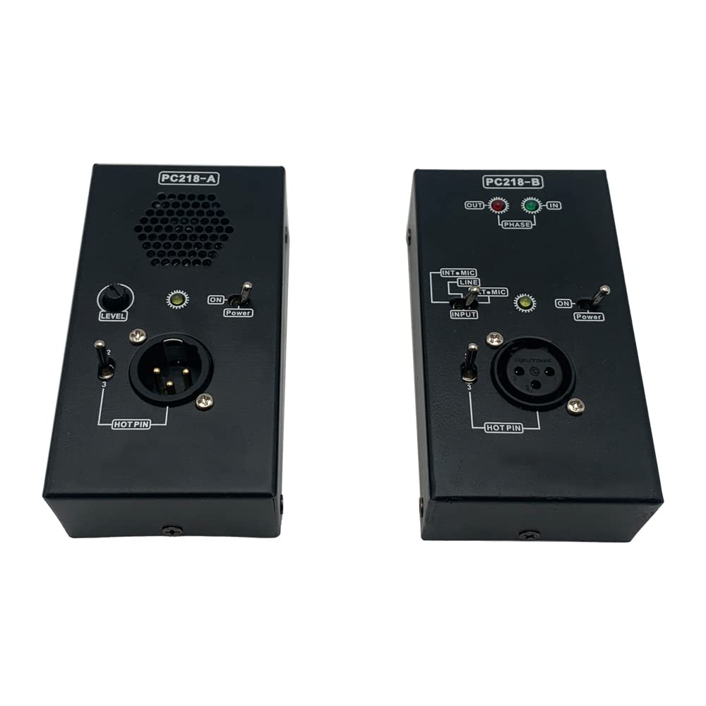 PC218 Phase Polarity Checker Detector for Audio Speakers & Microphones - Professional Sound System Tester with Short-Outer Metal Box | Perfect for Studio Setup, Live Sound Checks, and Audio Equipment Maintenance