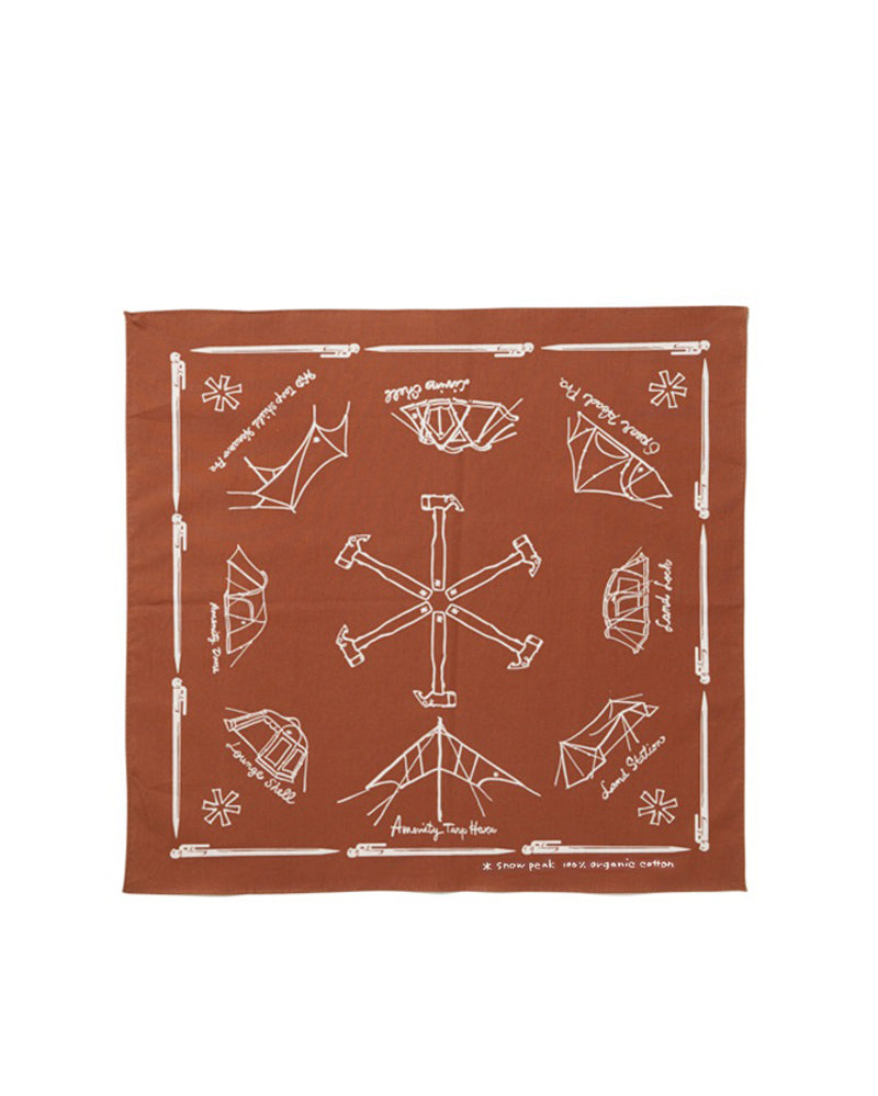 Organic Cotton Noasobi Bandana - Soft & Breathable for Outdoor Activities, Hiking, and Fashion Accessories