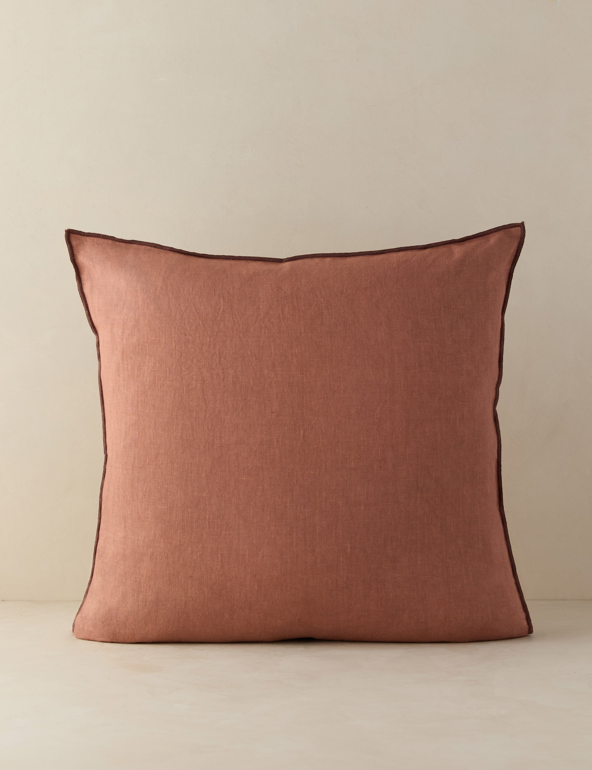 Stylish Carys Contrast Linen Pillow Cover - Breathable & Durable Home Decor for Sofa, Bedroom, and Living Room - Perfect for Modern Farmhouse, Boho, and Scandinavian Interior Design Styles