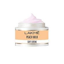 LAKMÉ Peach Milk Soft Crème Moisturizer 50g - Pack of 2 | Hydrating Face Cream for Dry Skin | Daily Moisturizer for Women, Day & Night Use