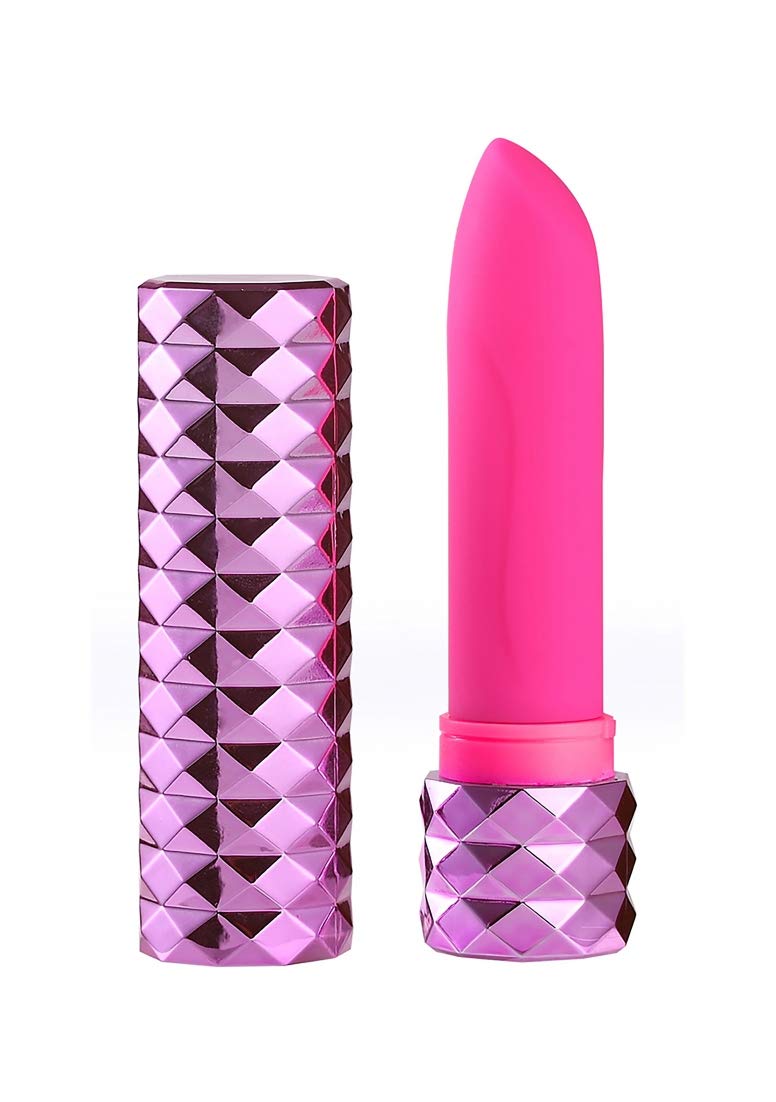 Maia Toys Roxie Maia Crystal Gem Lipstick Vibrator - Discreet Adult Toy for Women, Pink | Perfect for Travel, Date Night & Self-Care Moments