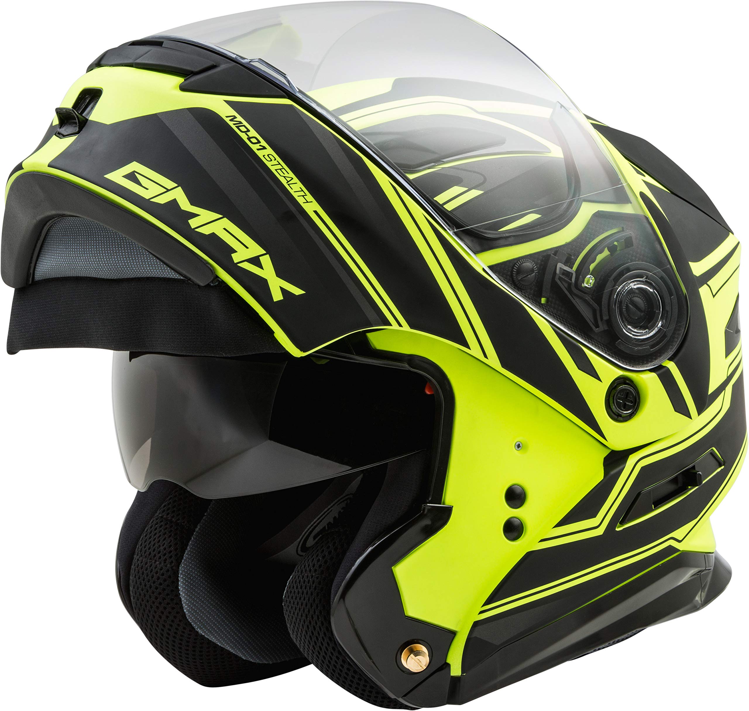 Gmax G1011684 Full Face Motorcycle Helmet - DOT Approved for Safety - Comfortable & Lightweight for Long Rides - Perfect for Street Biking & Cruising