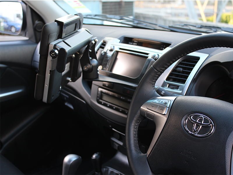 Industrial Evolution InDash Mount for Toyota Hilux (2014-2015) - Secure Phone Holder for Car Dashboard - Perfect for GPS Navigation & Hands-Free Driving