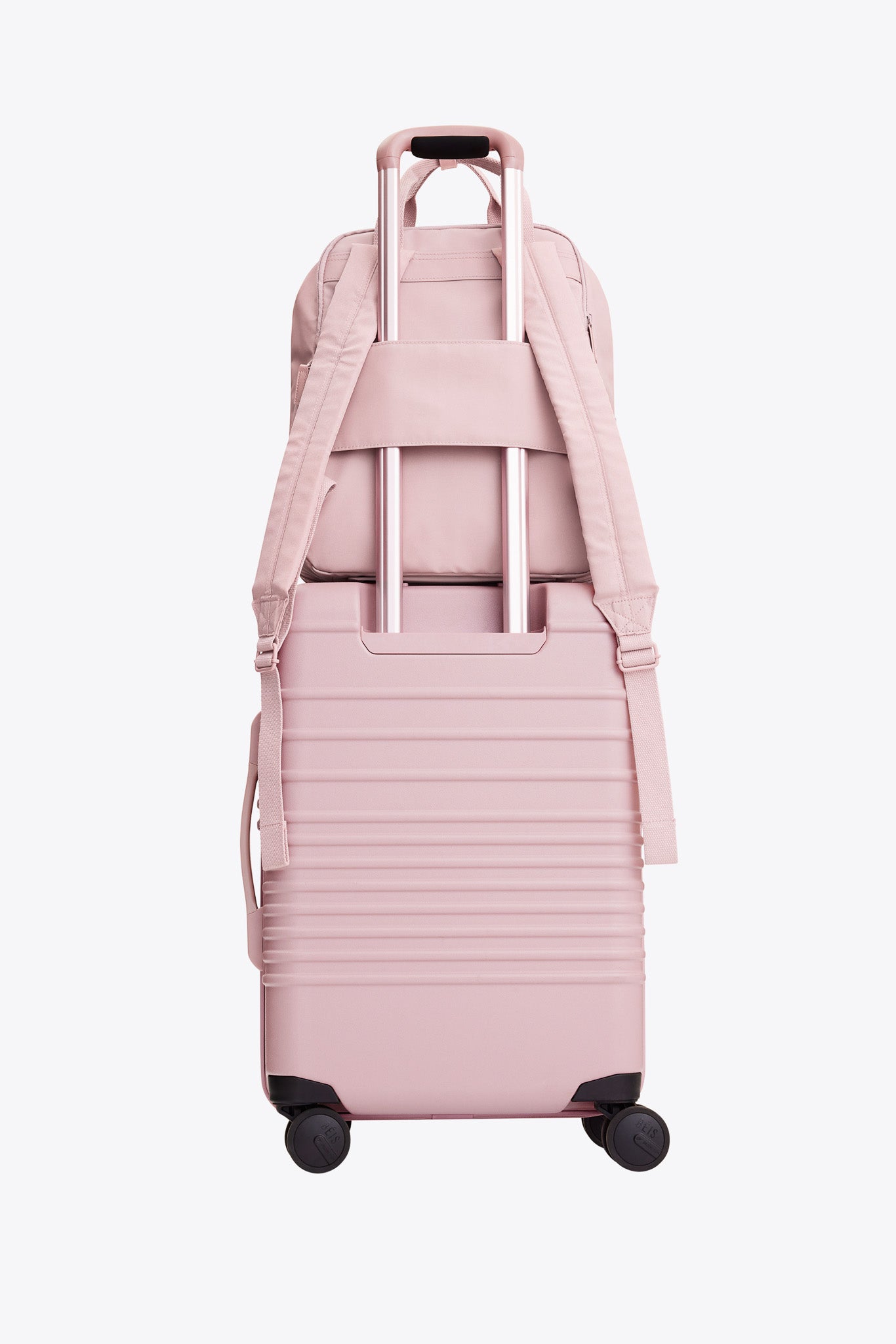 Expandable Travel Backpack - Waterproof & Lightweight Atlas Pink Daypack for Hiking, Camping & Daily Commute