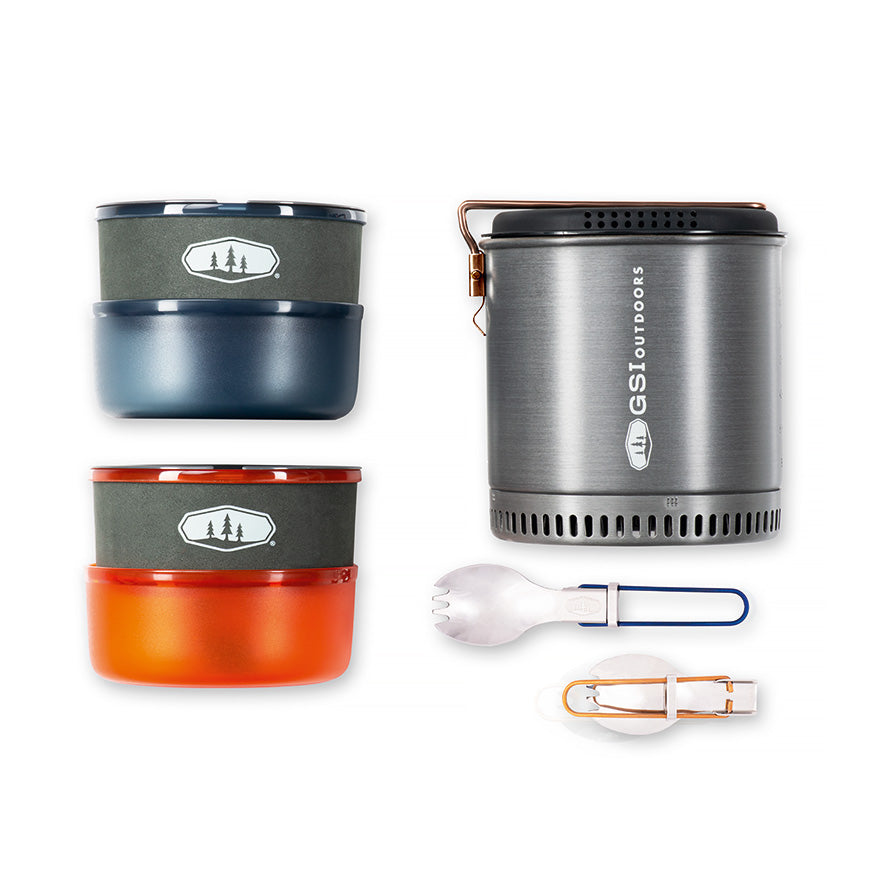 Halulite Dualist HS - Lightweight Camping Cookware Set for Backpacking & Outdoor Adventures - Perfect for Hiking, Camping, and Travel