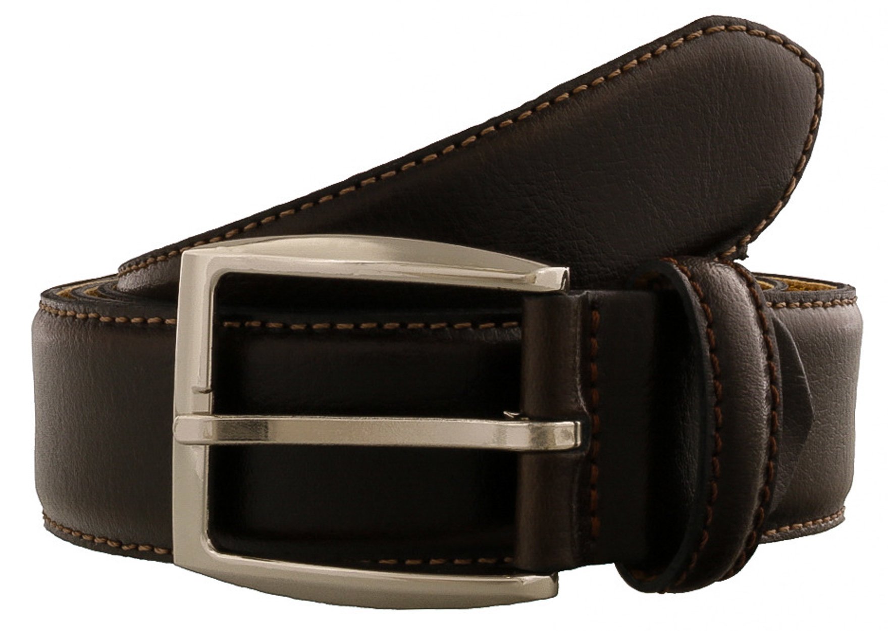 Premium Genuine Leather Belt for Men - Adjustable Stylish Dress & Casual Belt - Perfect for Office, Jeans & Formal Wear