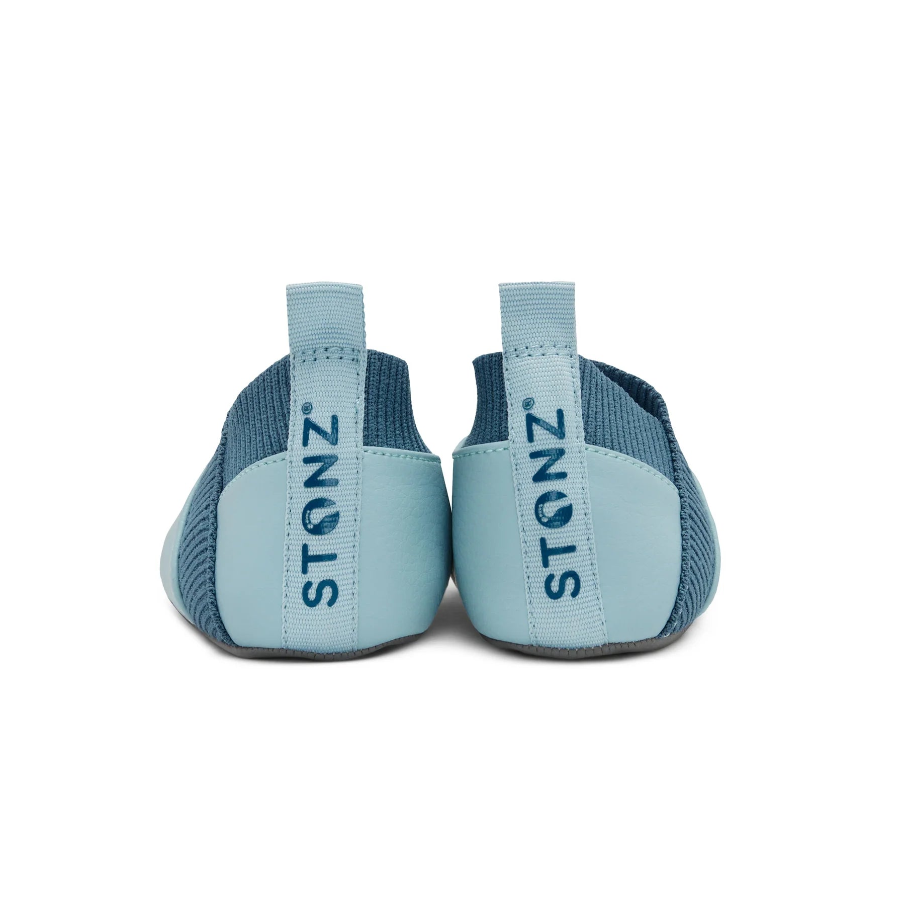 Stonz Haze Blue Denim Yale Baby Shoes - Waterproof & Non-Slip First Walkers for Infants & Toddlers - Perfect for Outdoor Play, Park Visits & Everyday Adventures
