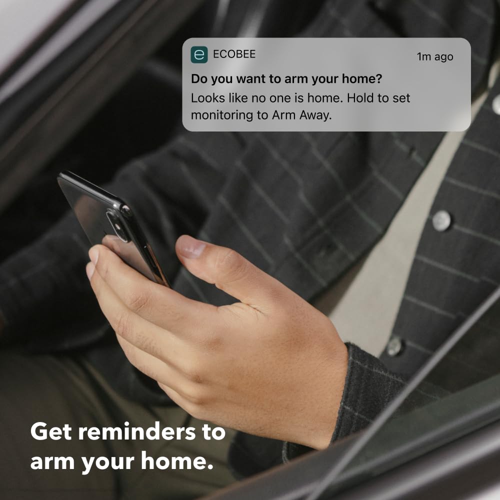 ecobee Smart Home Security Bundle - Smart Thermostat Premium, Wired Doorbell Camera & Smart Sensors for Doors/Windows | Energy Savings & Home Protection | Perfect for Smart Home Automation & Family Safety