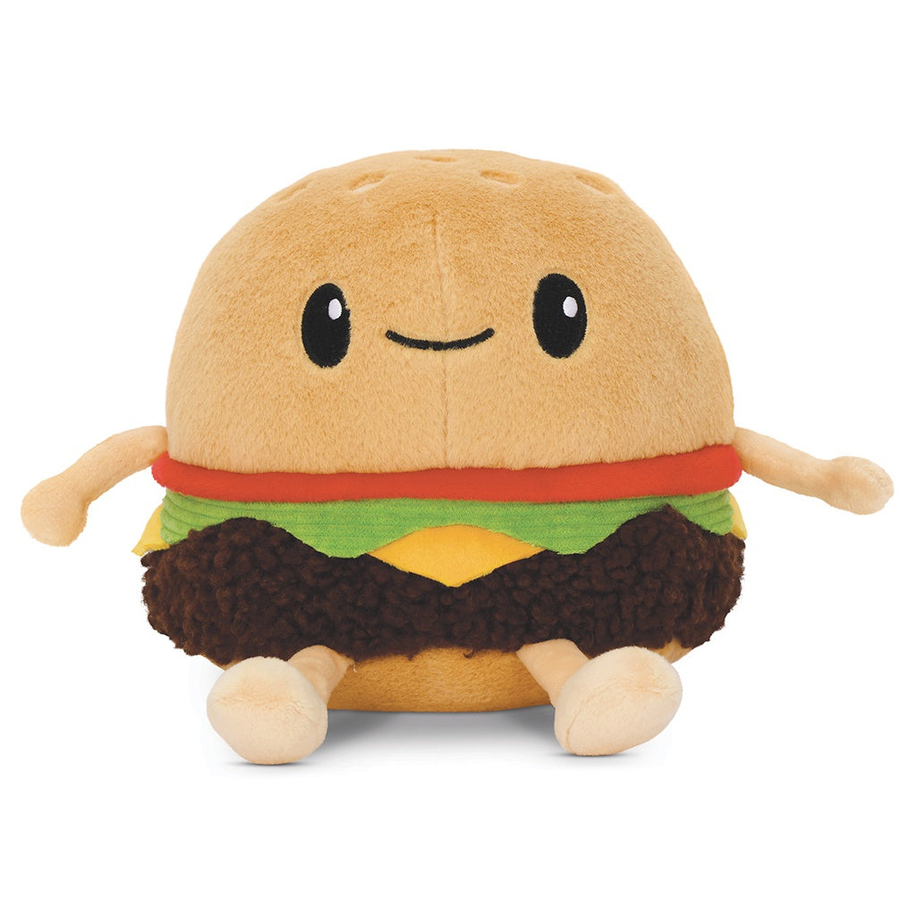 Iscream Cheesy the Burger Screamsicle Mini Plush Toy - Cute Collectible Character for Kids & Fans - Perfect for Bedroom Decor, Gift Giving & Cuddling