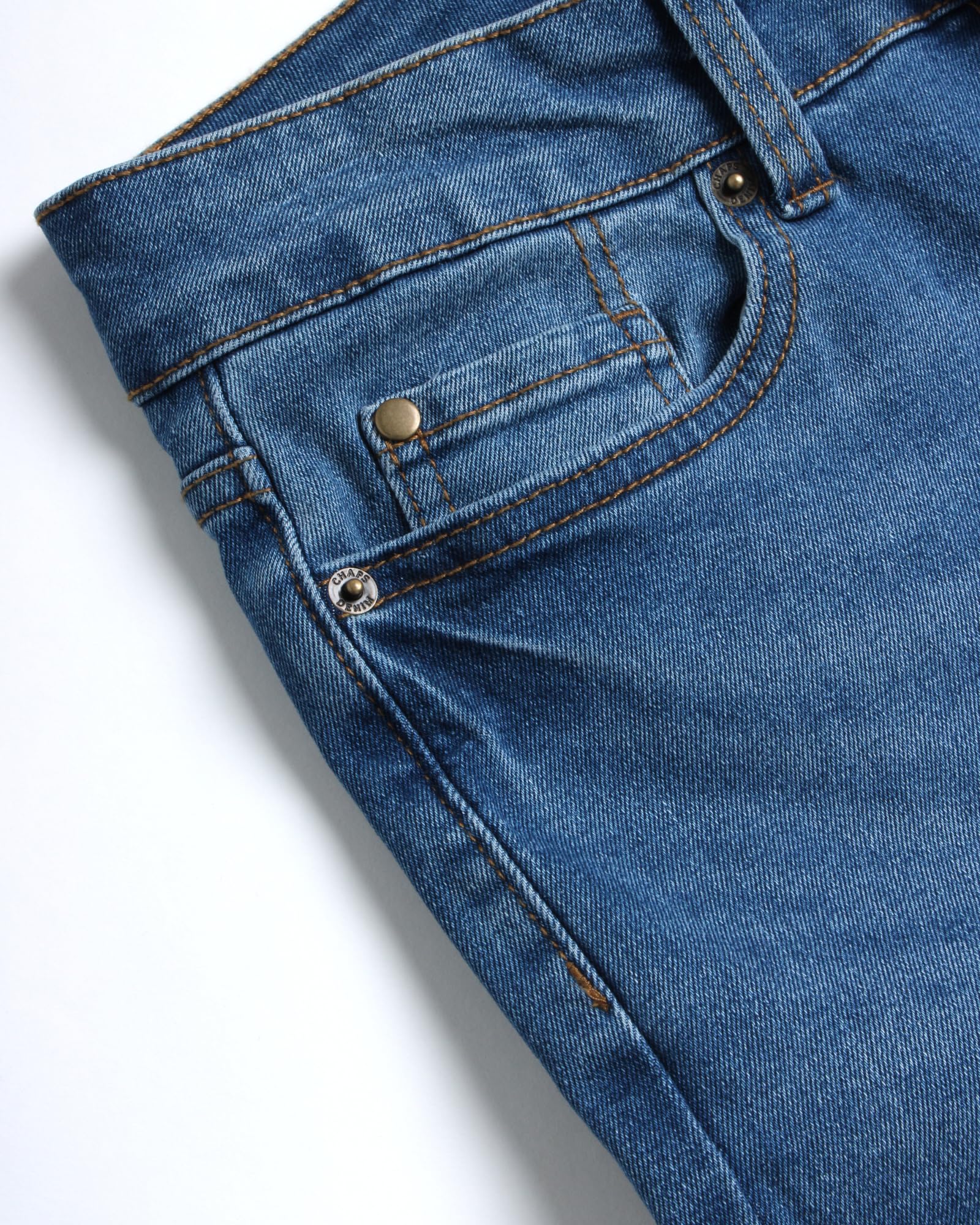 Chaps Women's Regular Fit Straight Leg Jeans - Comfort Stretch Denim Pants for Everyday Wear | Casual & Office Outfits