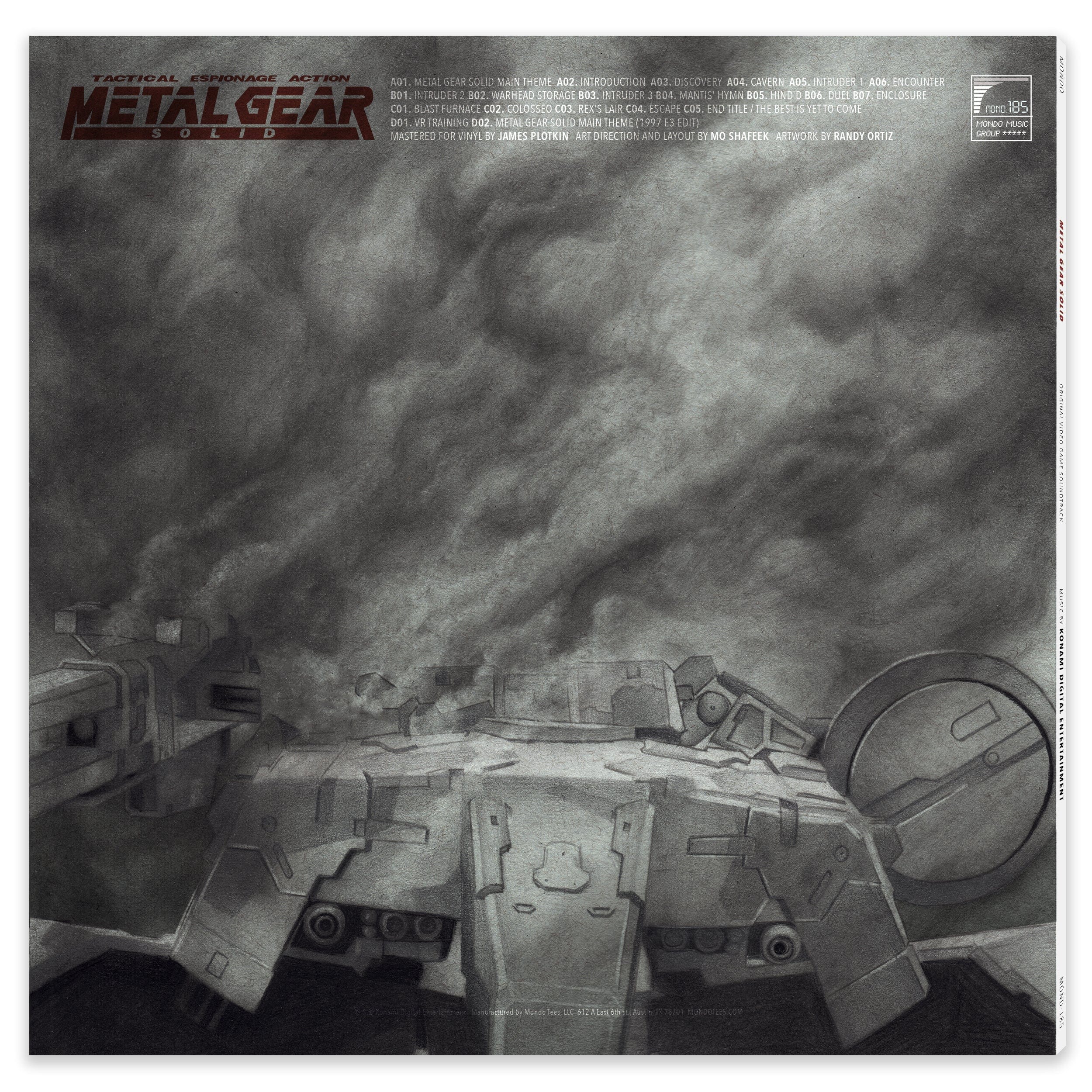 Metal Gear Solid Original Video Game Soundtrack 2XLP (Gray Fox Edition) - Limited Edition Vinyl Record for Gaming Enthusiasts & Collectors - Perfect for Gaming Sessions, Retro Music Lovers & Home Decor