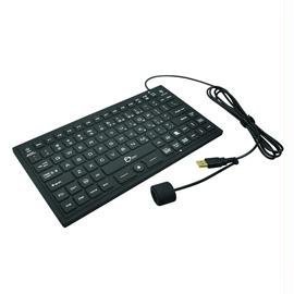 SIIG JK-US0911-S1 Industrial Medical Grade Washable Backlit Keyboard - Spill Proof, USB Wired, Brown Box - Perfect for Hospitals, Labs & Industrial Workstations