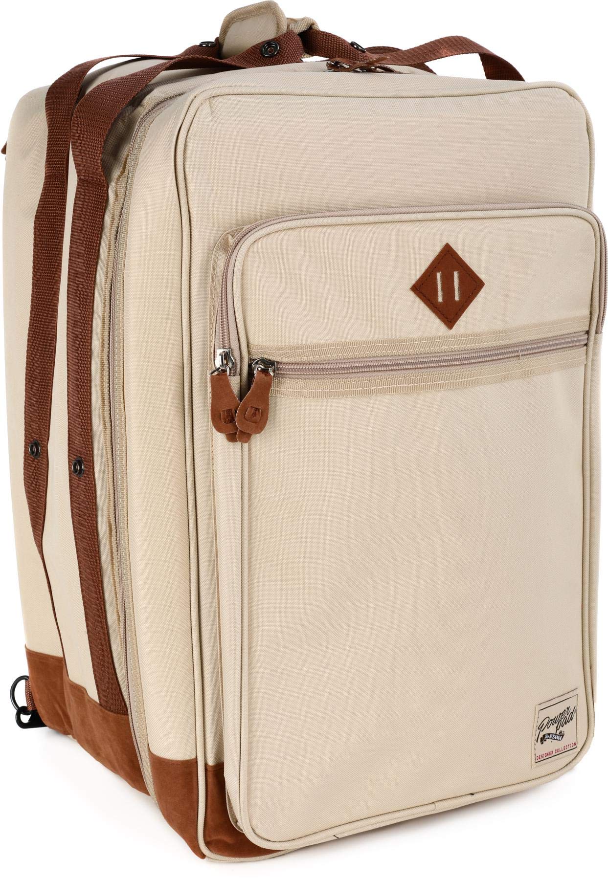 Tama Power Pad Designer Collection Cajon Bag - Beige | Premium Cajon Drum Case for Musicians & Performers | Perfect for Gigs, Travel & Storage