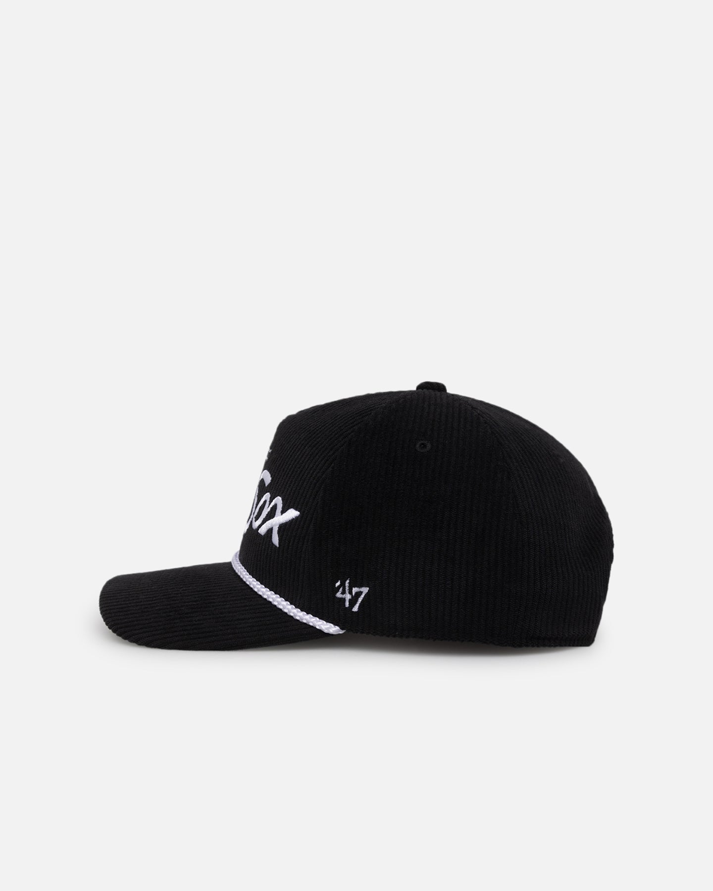 47 Brand Chicago White Sox 'MLB Opening Day' Snapback Hat - Adjustable Crossrope Hitch Closure, Black Baseball Cap for Men - Perfect for Game Day, Sports Events & Casual Wear