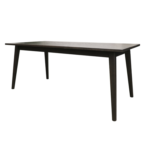 Vicchy 180cm Deep Brown Dining Table - Perfect for Family Gatherings, Dinner Parties & Modern Home Decor