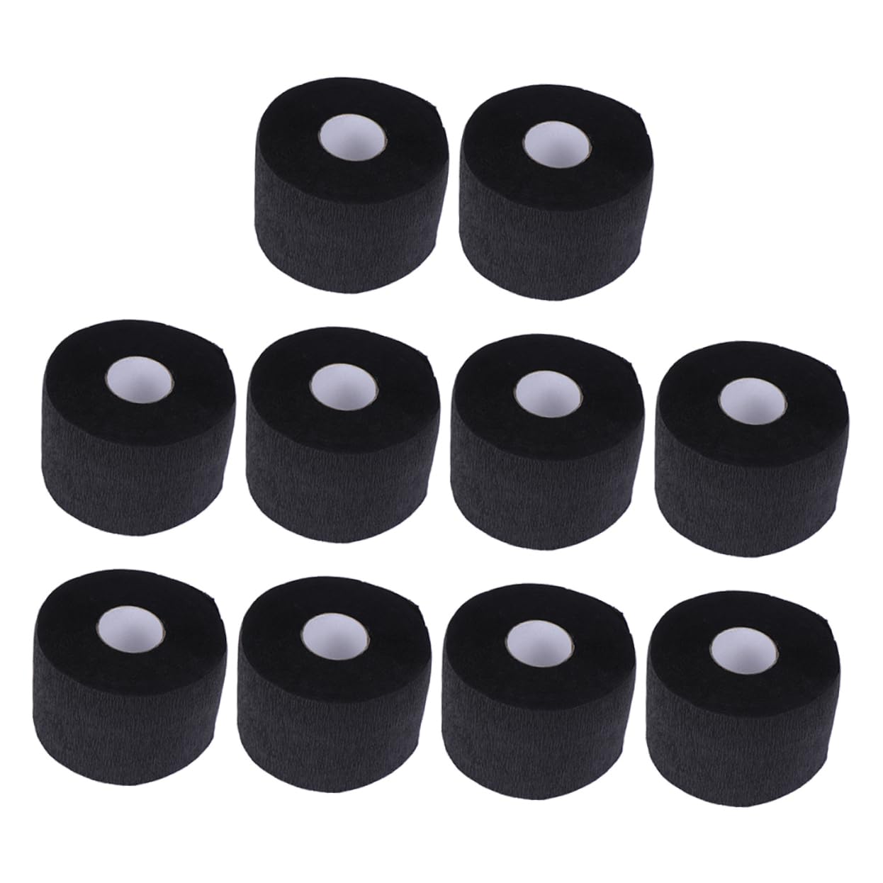 10 Pack Waterproof Barber Neck Strips - Black Disposable Salon Neck Cover for Haircut, Styling & Coloring - Ideal for Salons, Barbershops & Home Haircuts