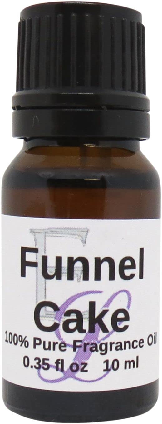 Eclectic Lady Funnel Cake Fragrance Oil - 10ml Premium Long-Lasting Aromatherapy Diffuser Oil for Home, Spa & Relaxation | Sweet Bakery Scent for Candles, Soaps & DIY Projects