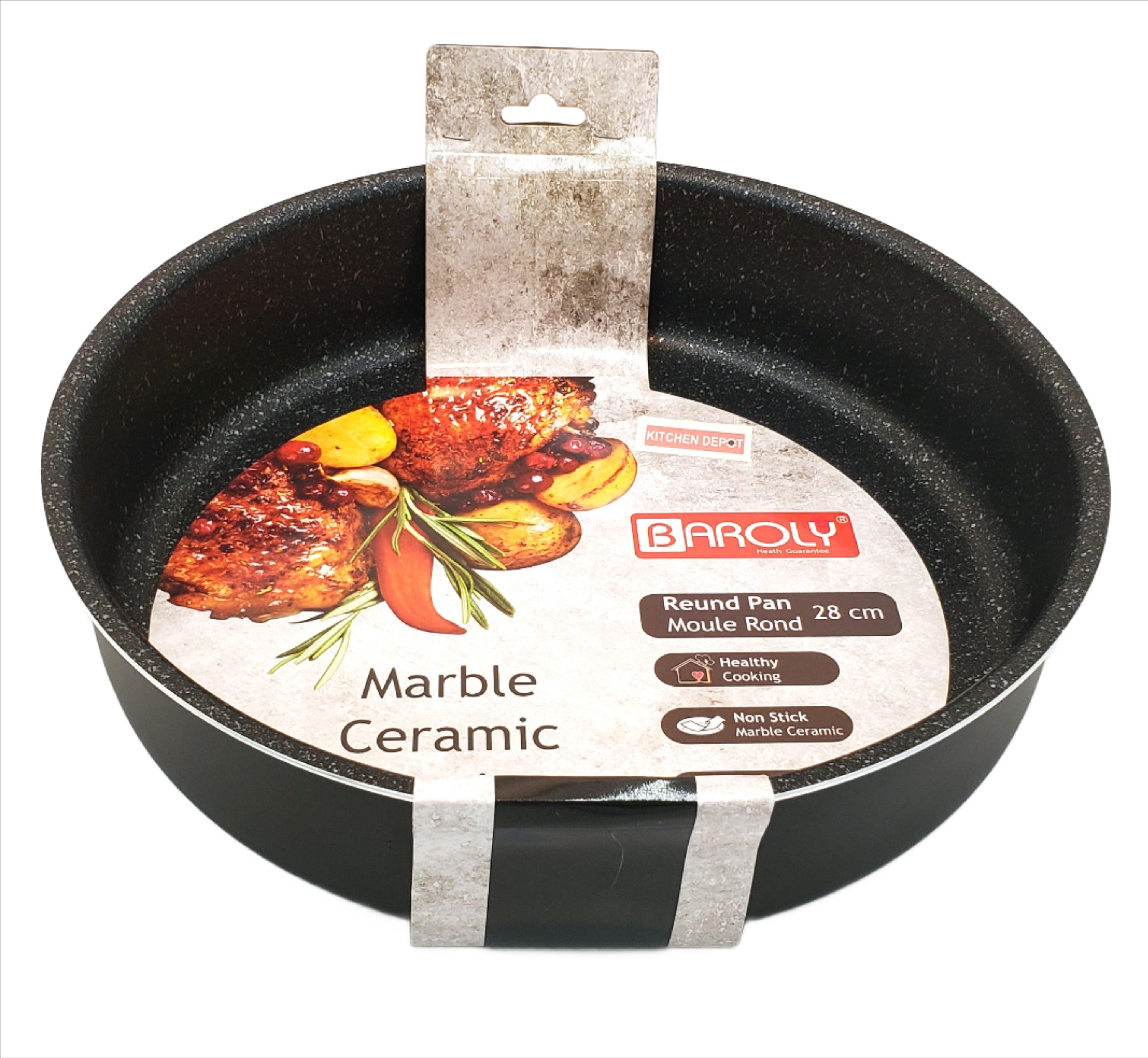 11.5x2.75 Inch Round Cake Pan - Nonstick Baking Pan for Cakes, Pies, Bread - Perfect for Birthday, Wedding, and Holiday Baking