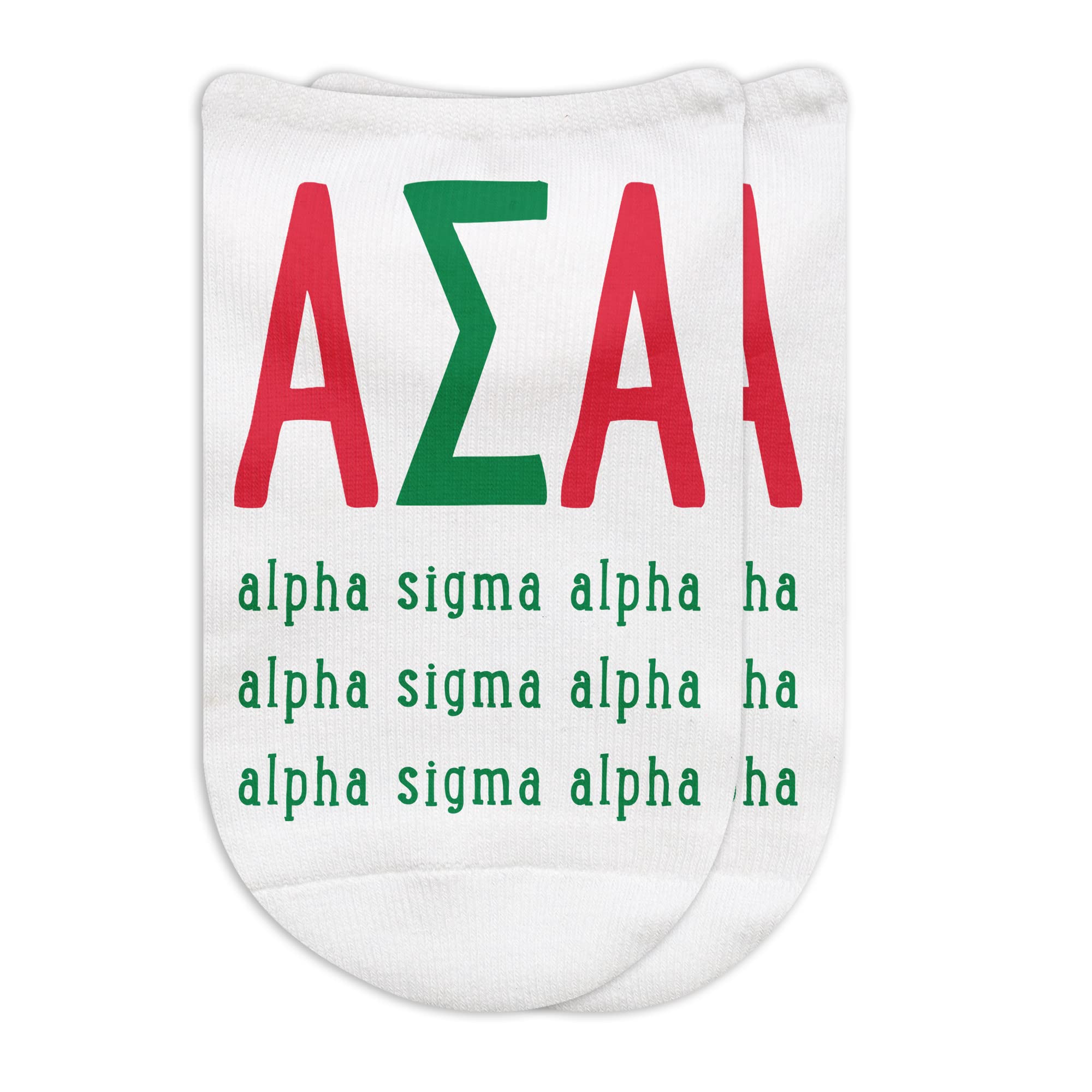 Custom Printed Sorority Socks for Women & Girls - Greek Letter Socks with Large Designs | Perfect for Sorority Events, College Gifts & Sisterhood Celebrations