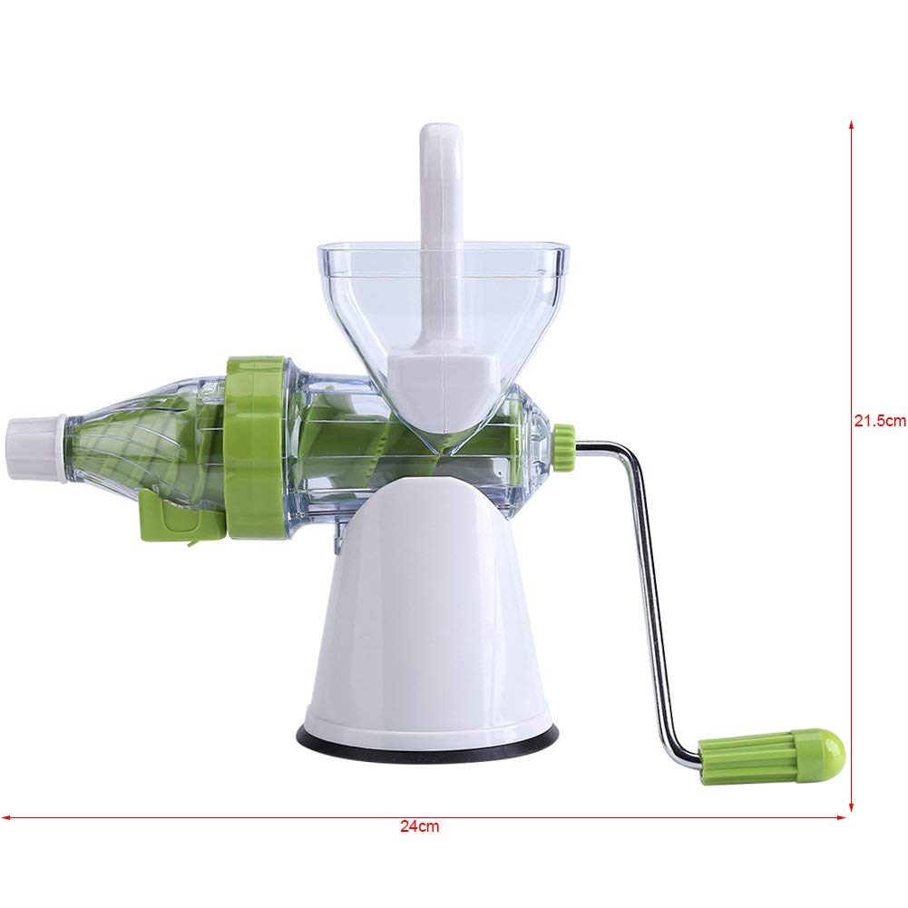 Premium Manual Citrus Press Juicer - Handheld Orange Squeezer for Fresh Juice - Perfect for Lemons, Oranges & Grapefruits - Also Works for Wheatgrass, Celery & Leafy Greens - Ideal for Home Kitchen, Camping & Healthy Lifestyle