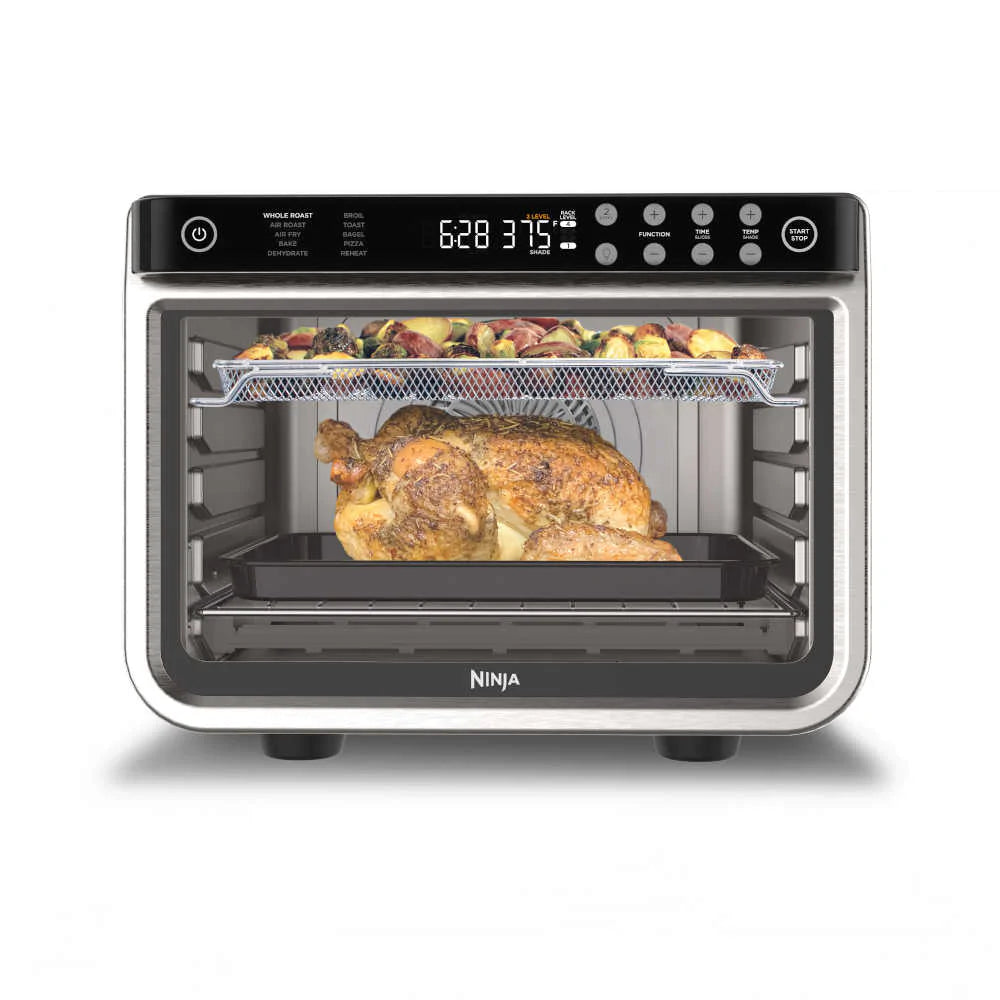 Ninja Foodi XL Air Fry Oven DT200 - 12-in-1 Countertop Convection Oven with Air Fry, Roast, Bake & Dehydrate - Perfect for Family Cooking, Meal Prep & Healthy Eating