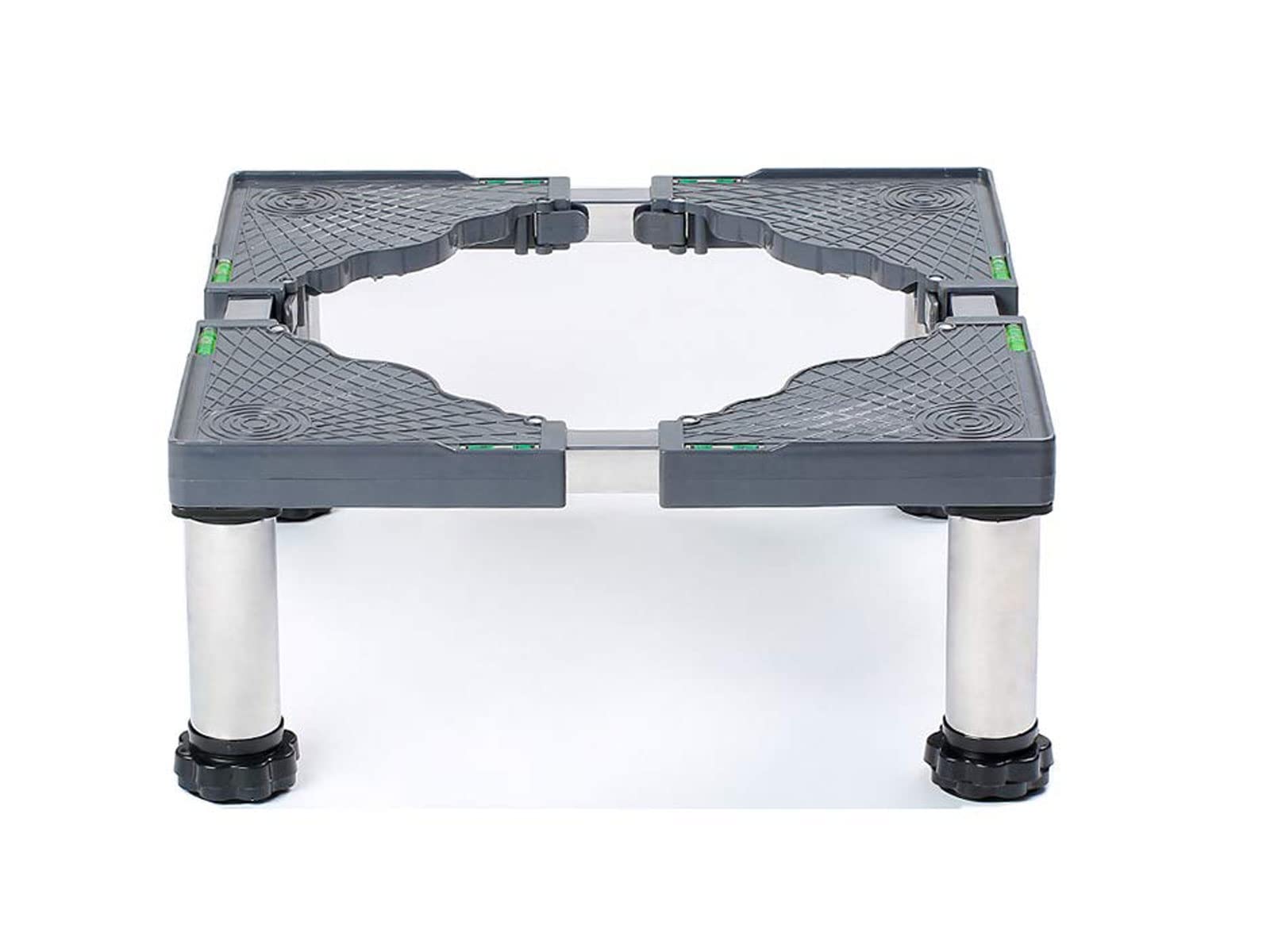 Multi-Functional Adjustable Washing Machine & Dryer Stand - Anti-Vibration Base with 17.7