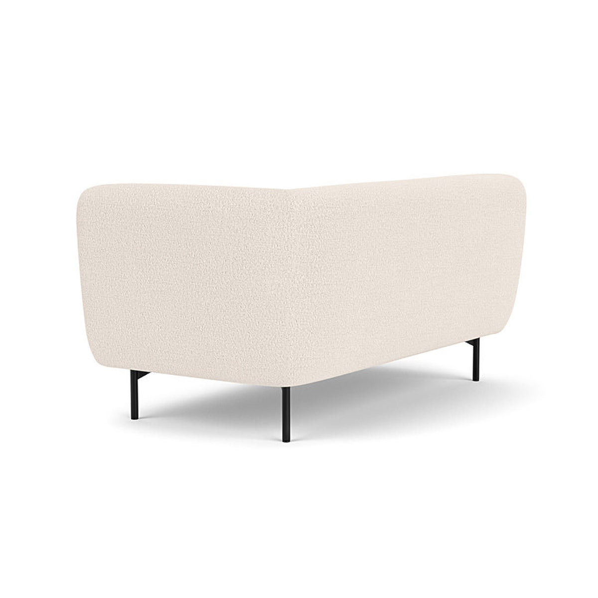 Alfred Boucle Right 2 Seater Modular Sofa - Modern Comfortable Sectional Couch for Living Room, Lounge & Small Spaces