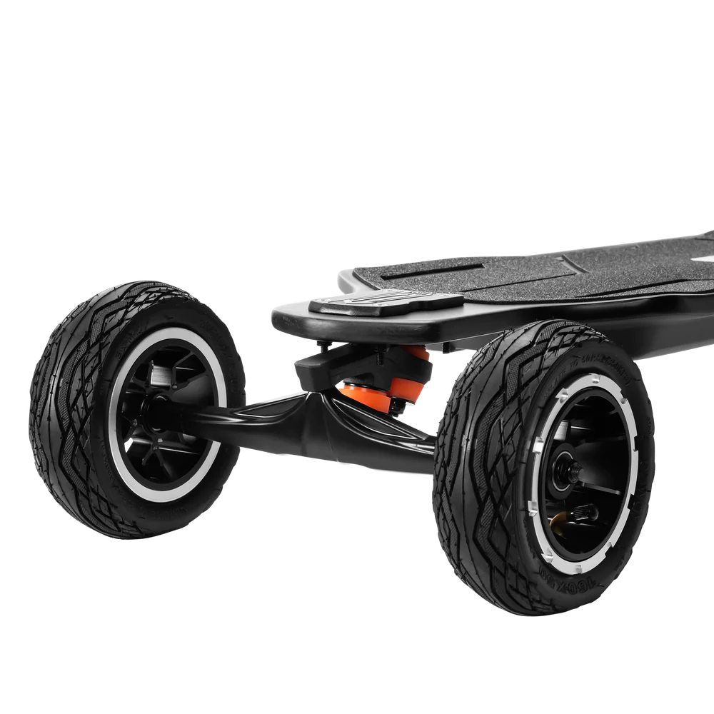 Exway Atlas Pro 4WD All-Terrain Electric Skateboard - 37 MPH Top Speed, 21 Mile Range, Belt Drive System - Perfect for Off-Road Adventures, Commuting & Extreme Sports