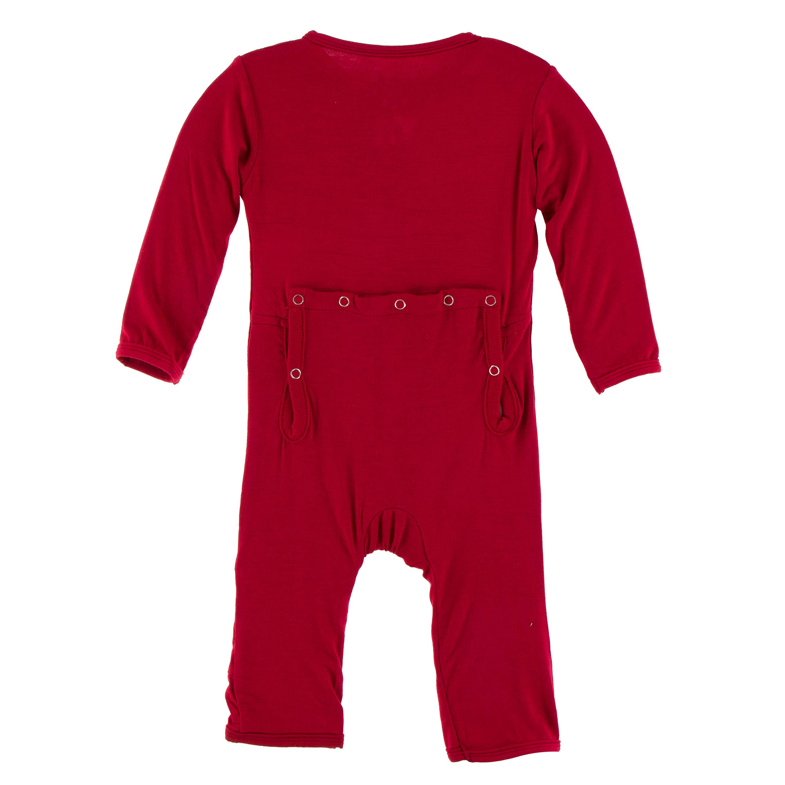 KicKee Pants Celebrations Solid Color Baby Coverall with Snaps - Ultra Soft One-Piece Sleepwear for Infants & Toddlers - Perfect for Playtime, Naptime & Special Occasions