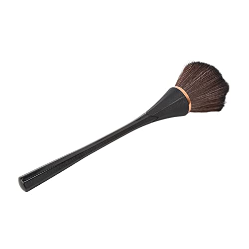 Premium Powder Brush for Loose & Pressed Makeup - Soft Synthetic Bristles for Even Application & Precise Blending - Travel-Friendly Black Makeup Brush - Perfect for Contouring, Setting Powder & Everyday Makeup Routine