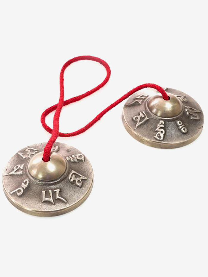 Yogamatters Om Tingsha Small Meditation Bells - Perfect for Yoga, Sound Healing & Mindfulness Practices