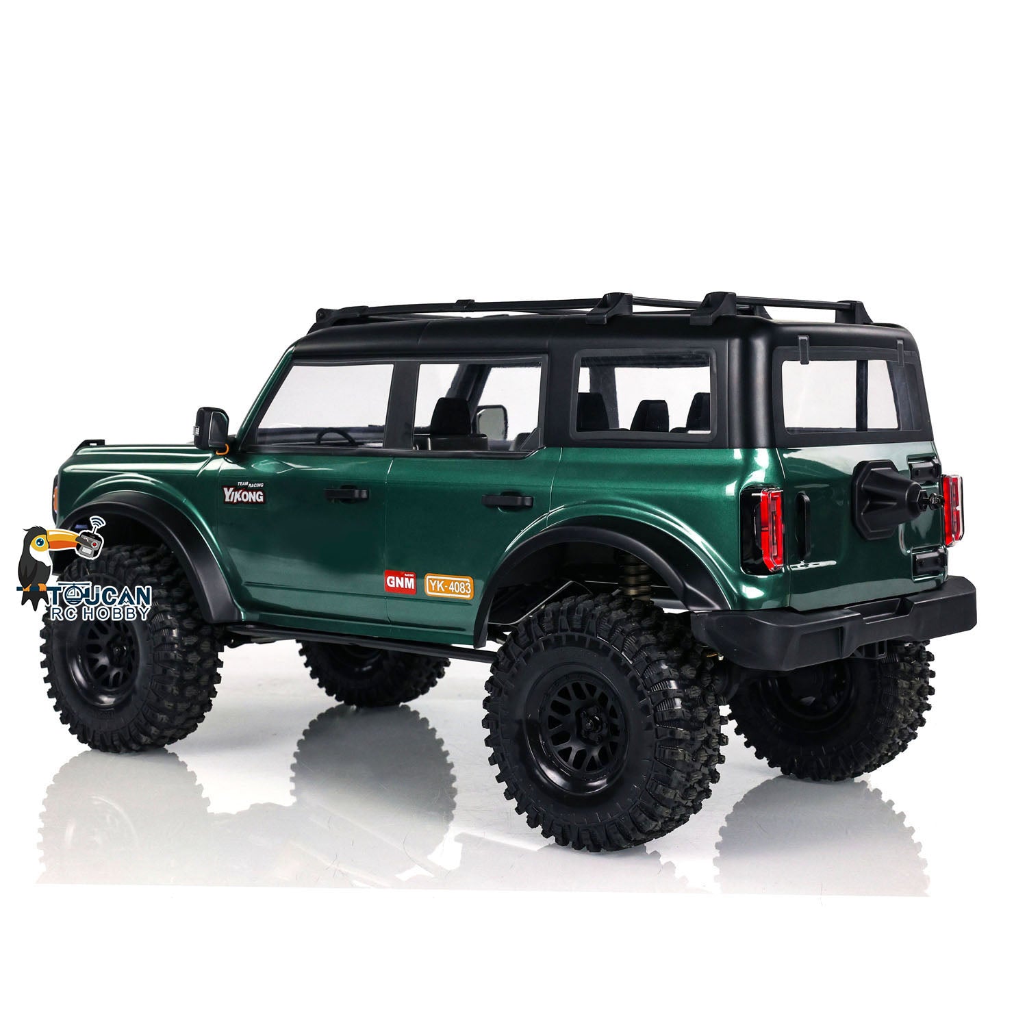 YK4083 V3 1/8 Scale 4WD RC Rock Crawler Off-Road Truck with Servo Motor & ESC - Remote Control Hobby Car for Trail Climbing and Outdoor Adventure