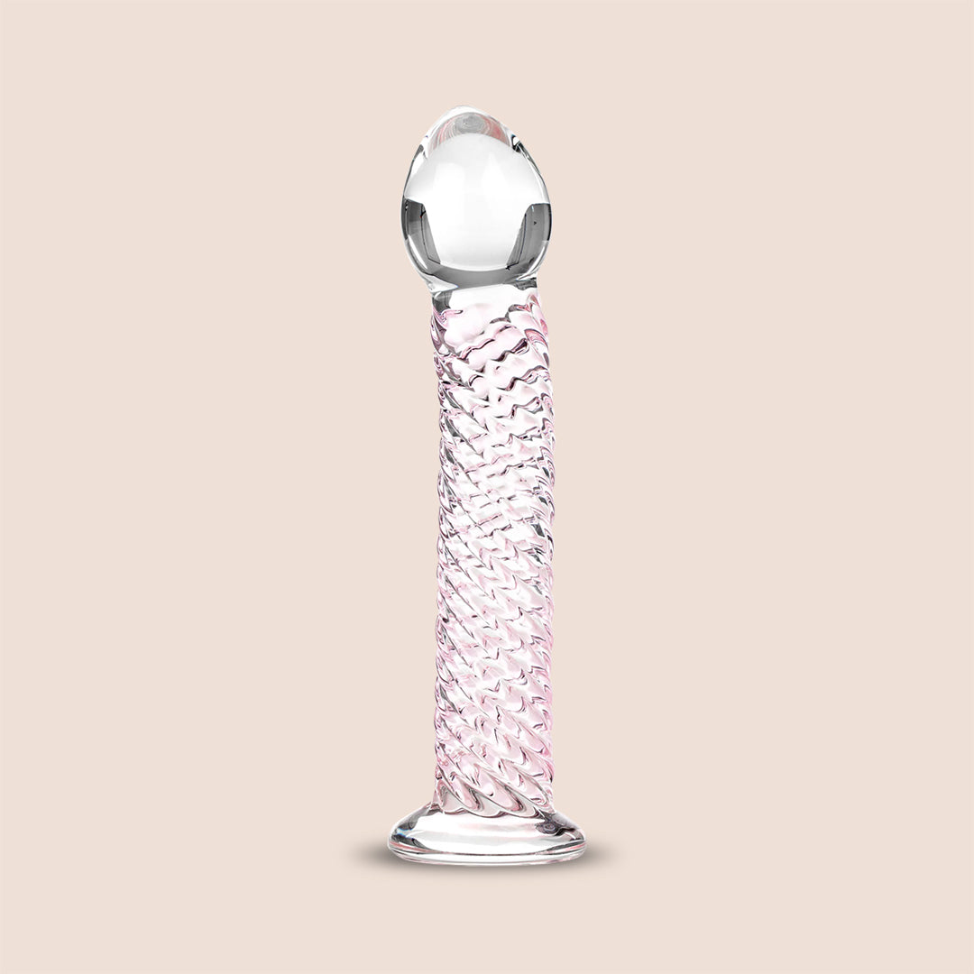 Icicles No. 53 Glass Dildo - Premium Handmade Glass Adult Toy for Women & Couples - Perfect for Sensual Play, G-Spot Stimulation & Temperature Play in the Bedroom