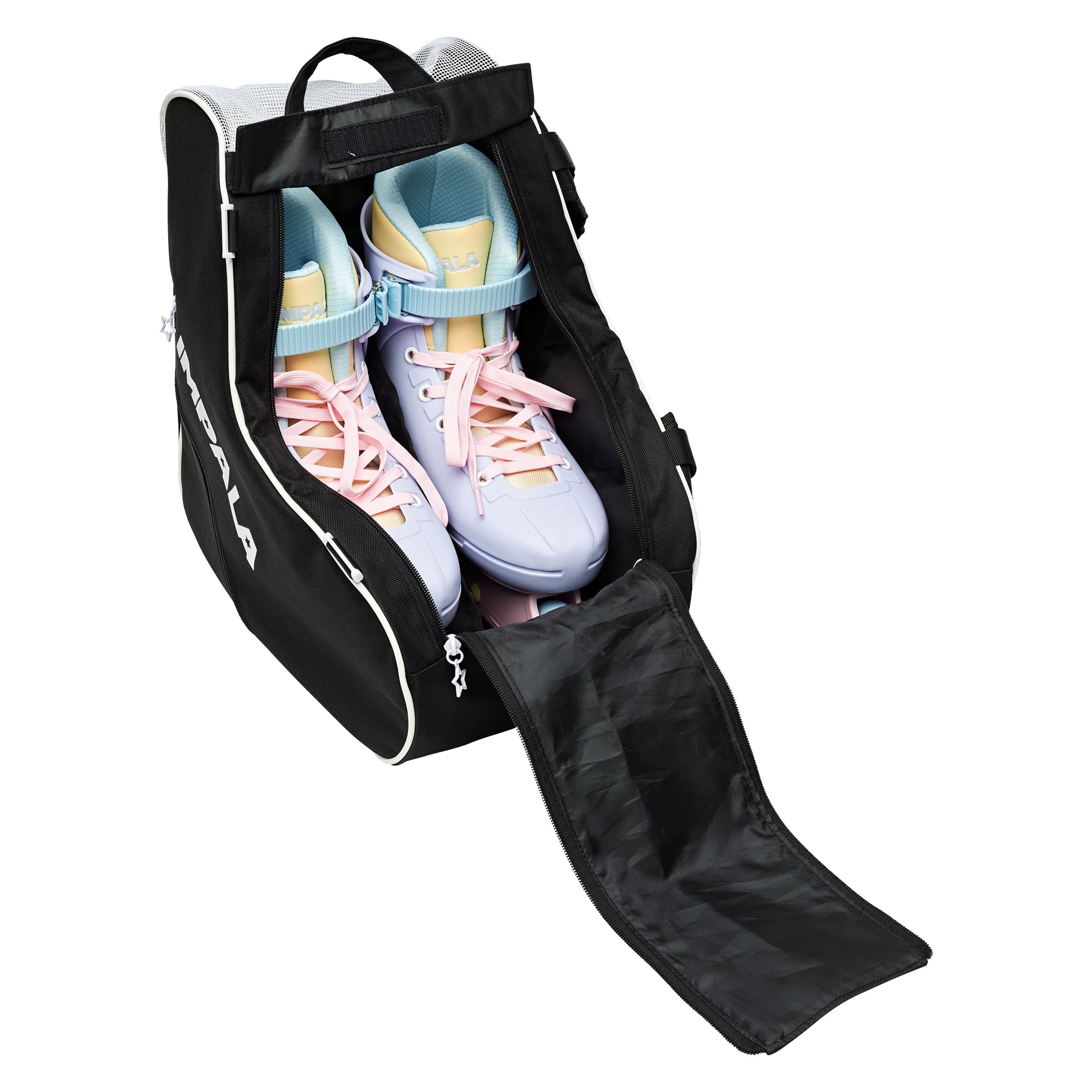 Impala Skate Backpack - Durable & Stylish Roller Skate Bag for Women & Men - Perfect for Skating, Travel & Gym - Black