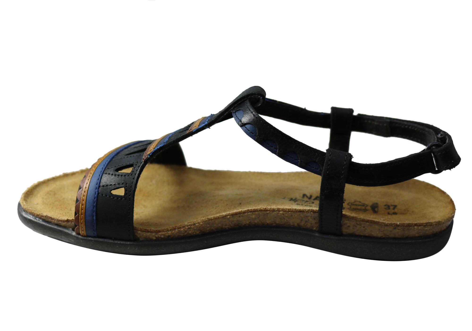 Naot Odelia Women's Comfortable Cushioned Supportive Leather Flat Sandals - Perfect for Walking, Travel & Summer Outfits