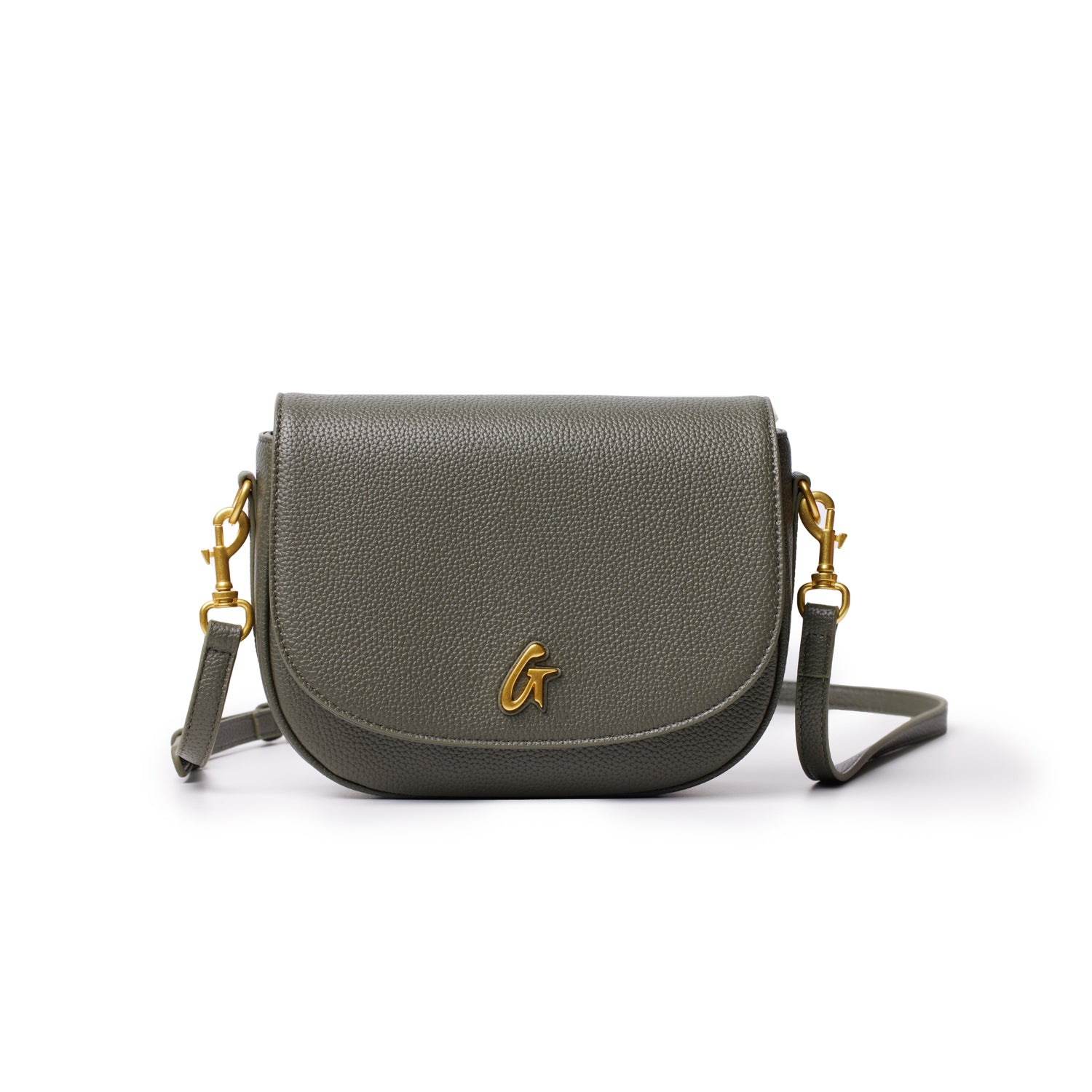 Medium Pebble Shoulder Bag - Olive Green Crossbody Purse for Women, Stylish & Lightweight Everyday Handbag for Work, Travel & Shopping