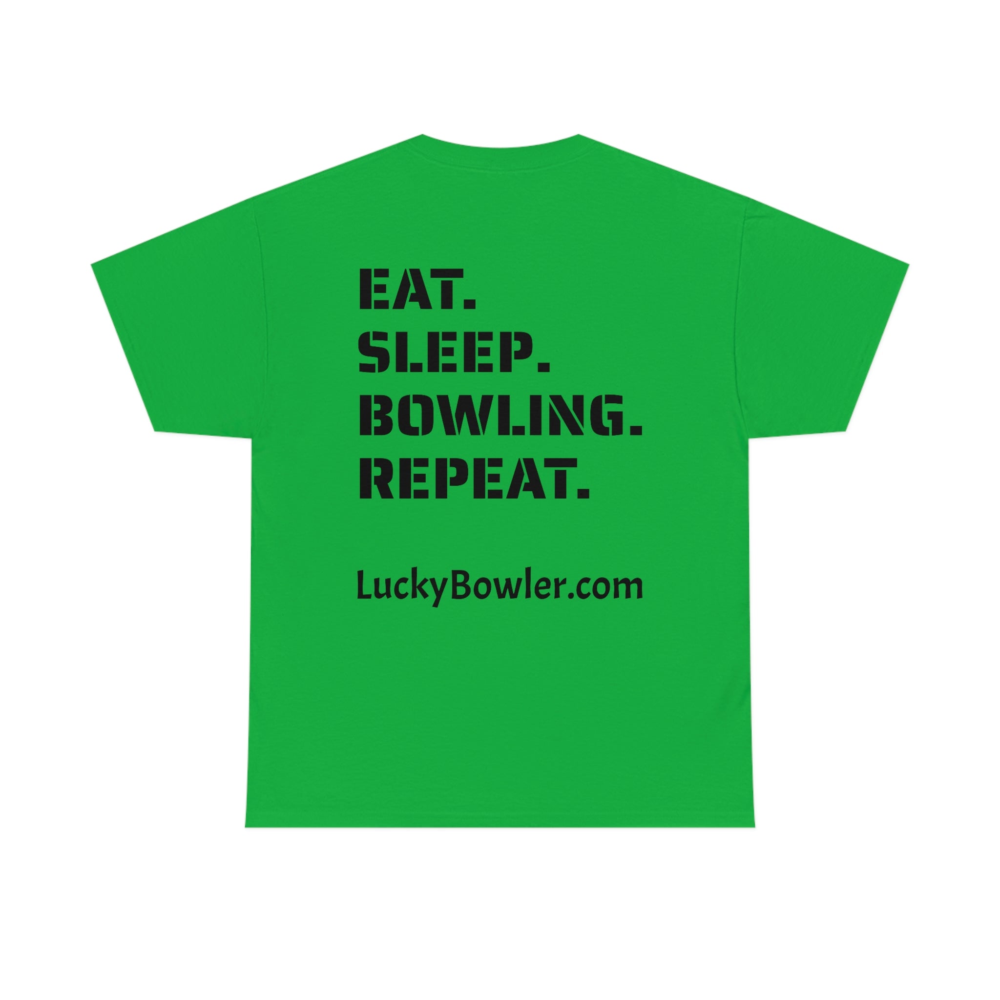 Lucky Tee #4 - Eat Sleep Repeat Graphic T-Shirt for Men & Women | Soft Cotton Casual Wear for Everyday Outfits, Gym, and Street Style