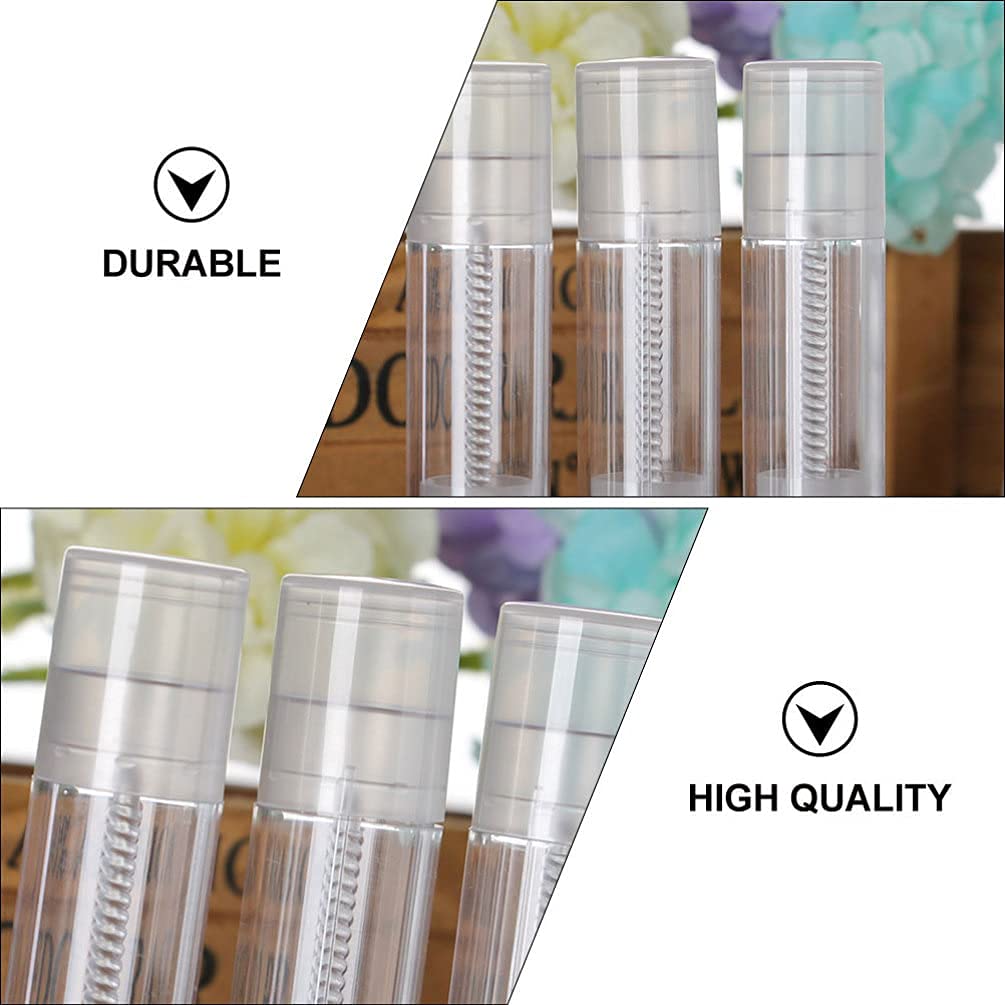 5g Clear Plastic Cosmetic Jars for Chapstick, Lip Balm, Essential Oils & Makeup - 3 Pack | Travel-Friendly Small Containers for DIY Beauty Products, Salves & Creams