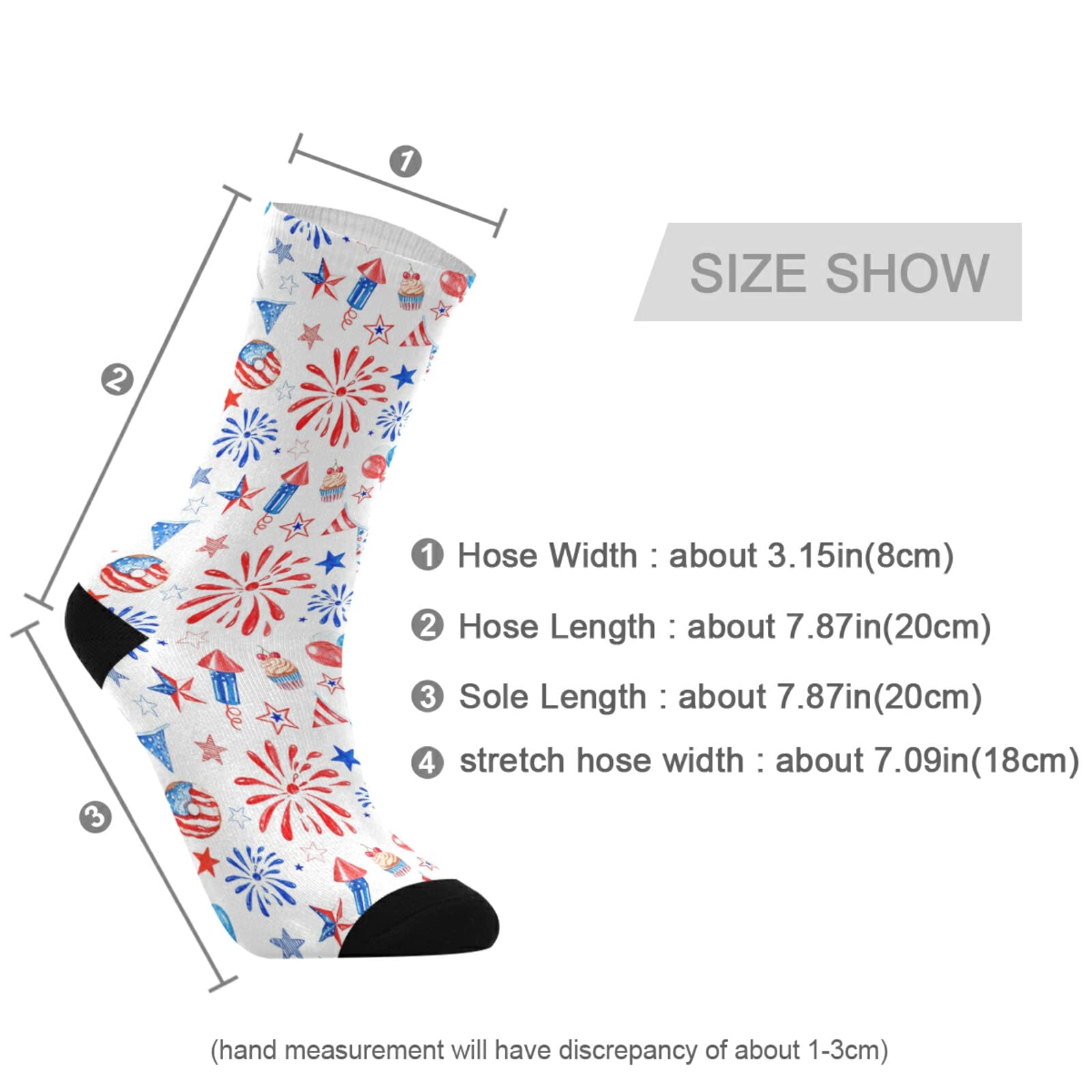 Oyihfvs Unisex Long Casual Athletic Crew Socks for Women & Men - Comfortable Everyday Wear for Sports, Work & Lounge