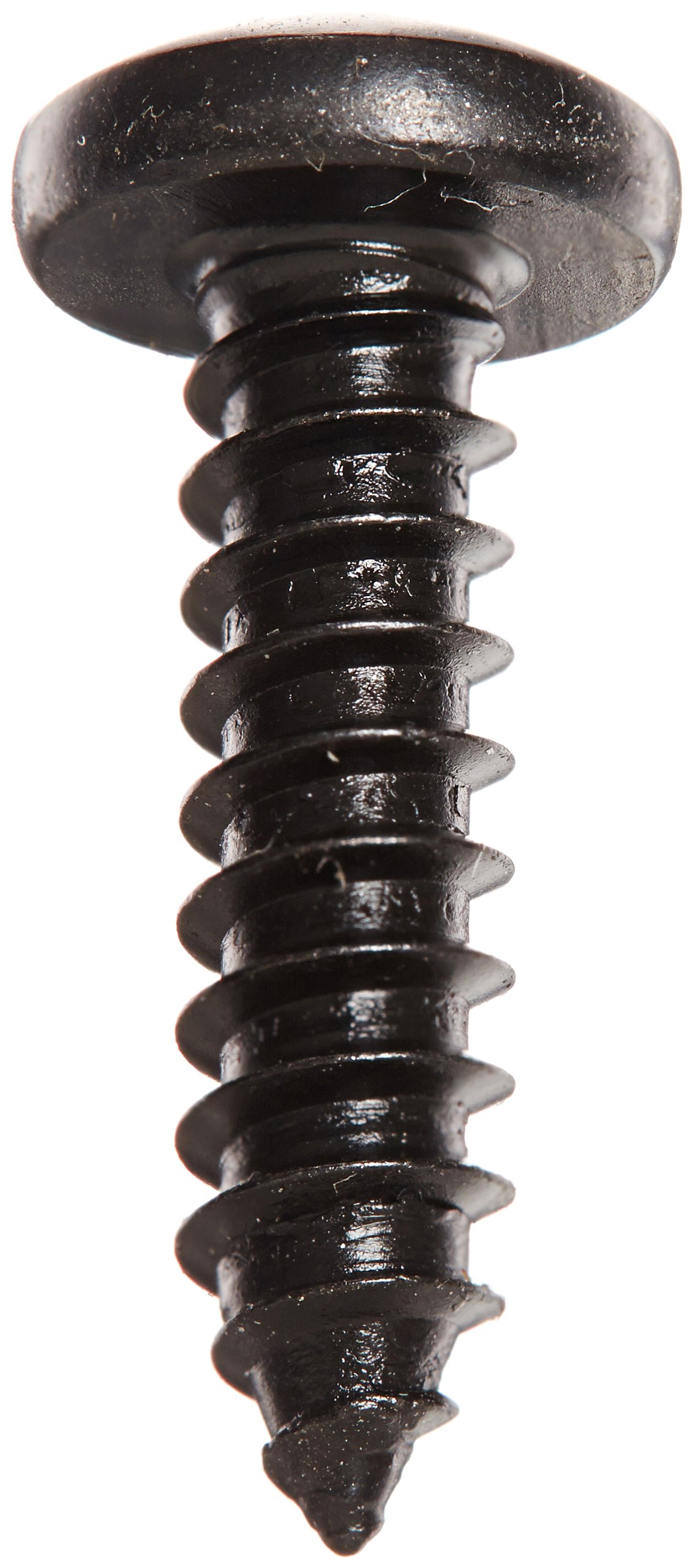 Small Parts 1012ABPPB Black Oxide Steel Sheet Metal Screws, Pan Head Phillips Drive, #10-16 Thread, 3/4